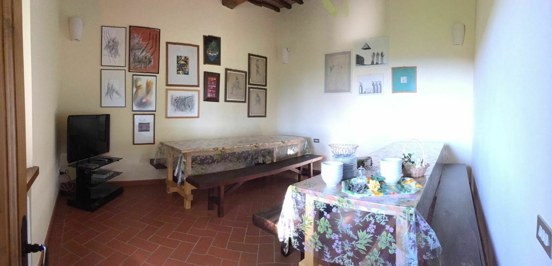 Tenuta Cambiano badkamer in Colombaie