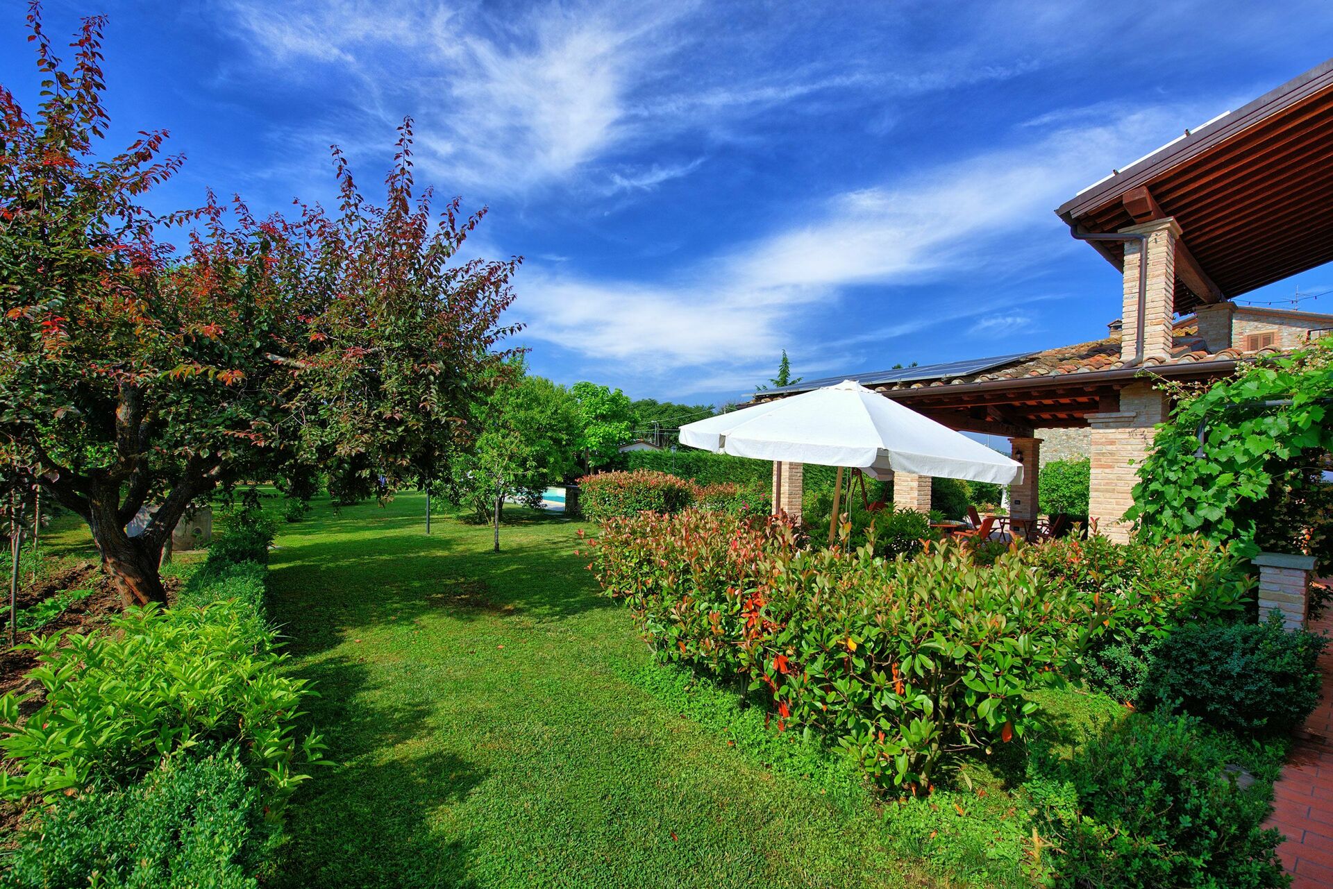 Casale Tiziano badkamer in Fighille