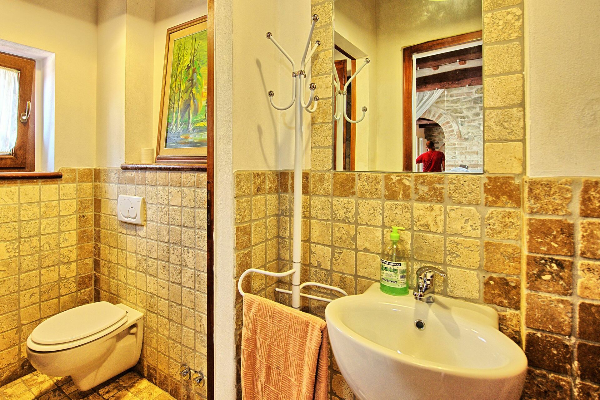 Casale Tiziano keuken in Fighille