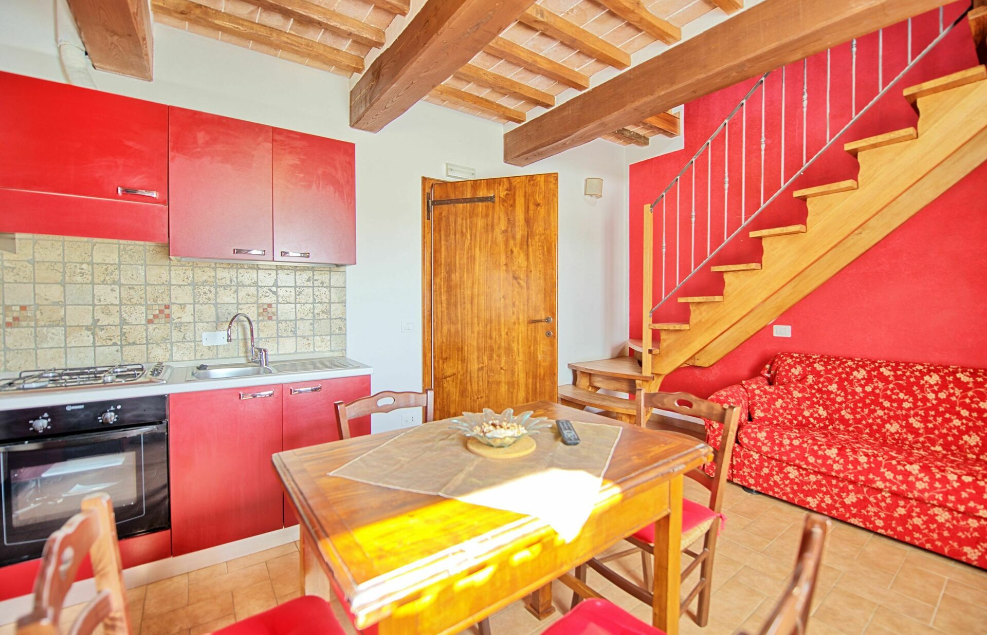 Casale Tiziano badkamer in Fighille