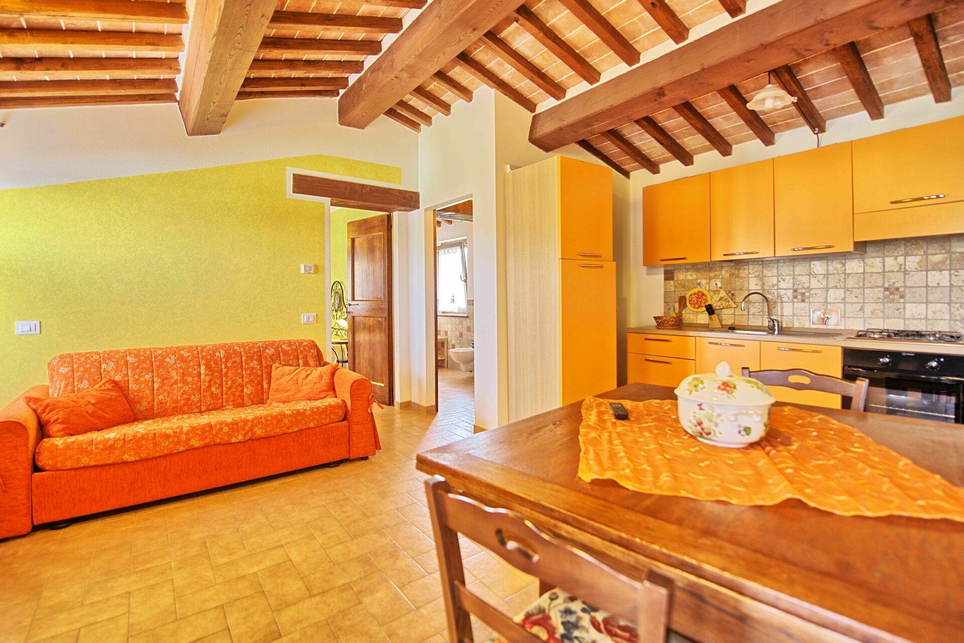 Casale Tiziano slaapkamer in Fighille