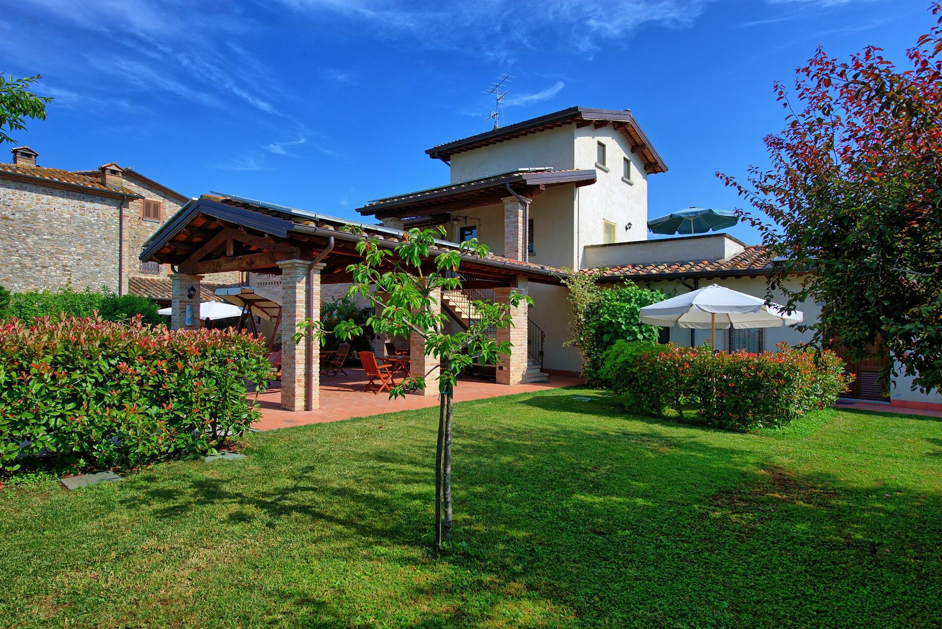 Casale Tiziano slaapkamer in Fighille