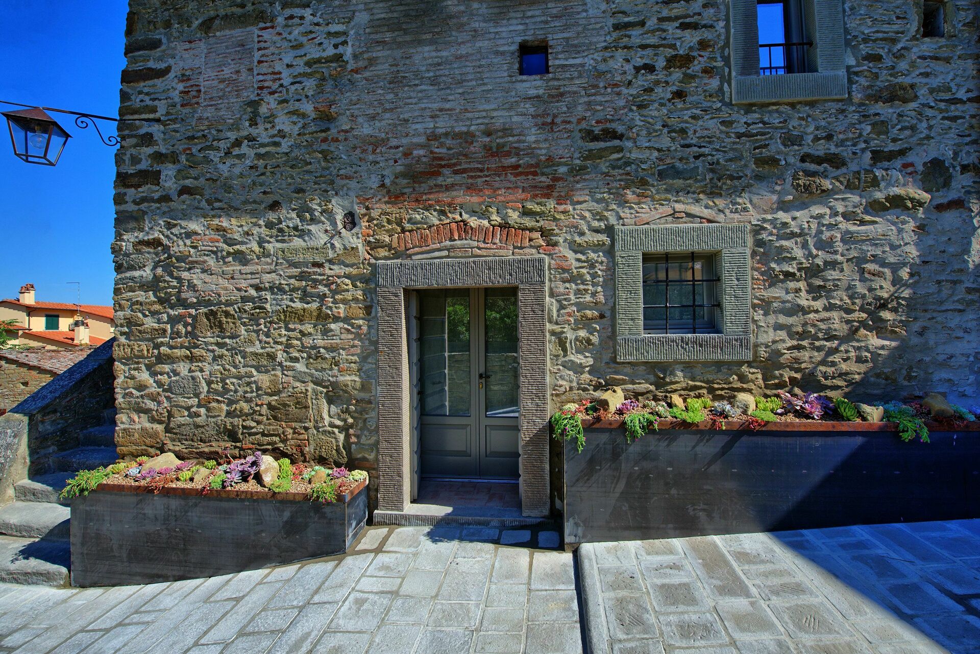 Casa La Fonte tuin in Cortona
