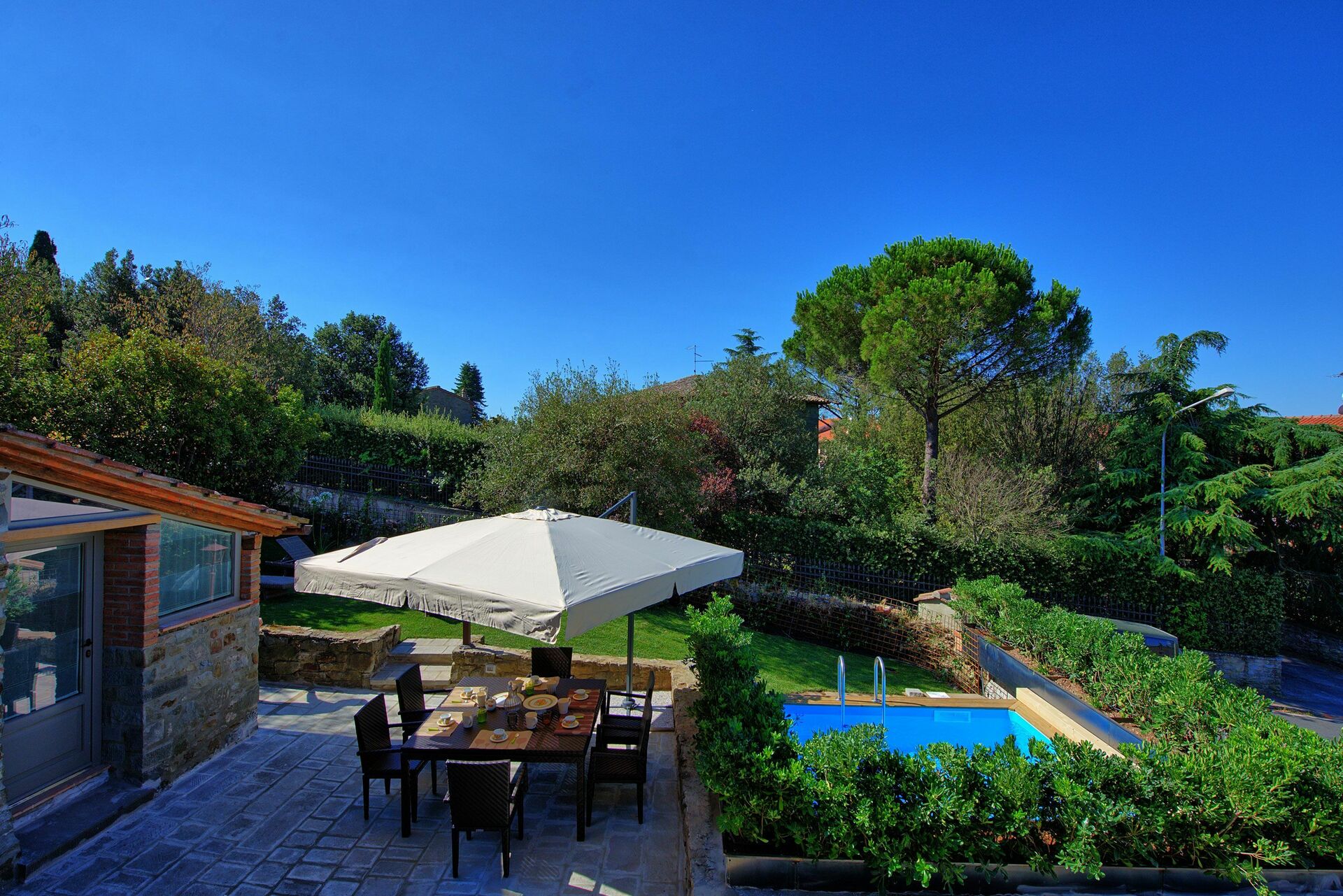 Casa La Fonte slaapkamer in Cortona