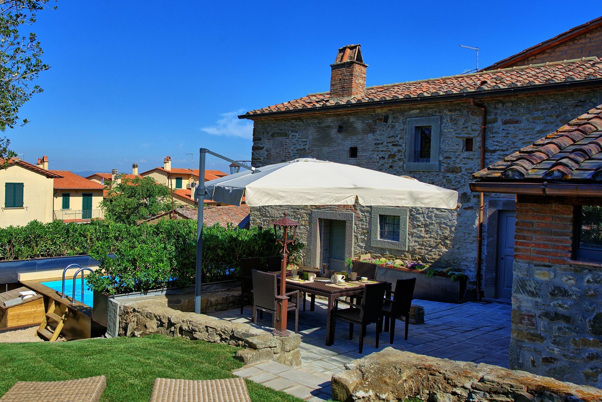 Casa La Fonte slaapkamer in Cortona