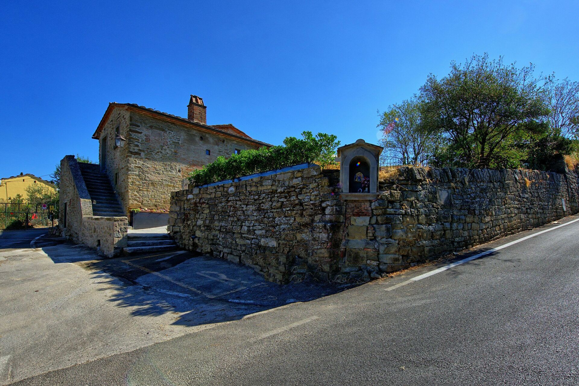 Casa La Fonte slaapkamer in Cortona