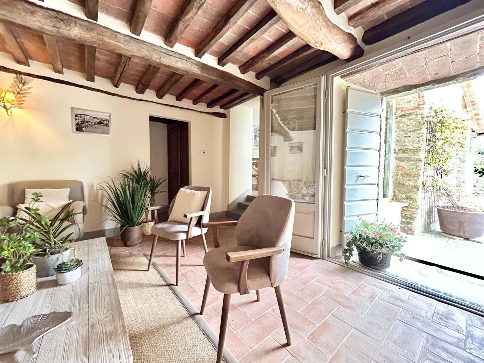 Casa La Fonte interieur in Cortona