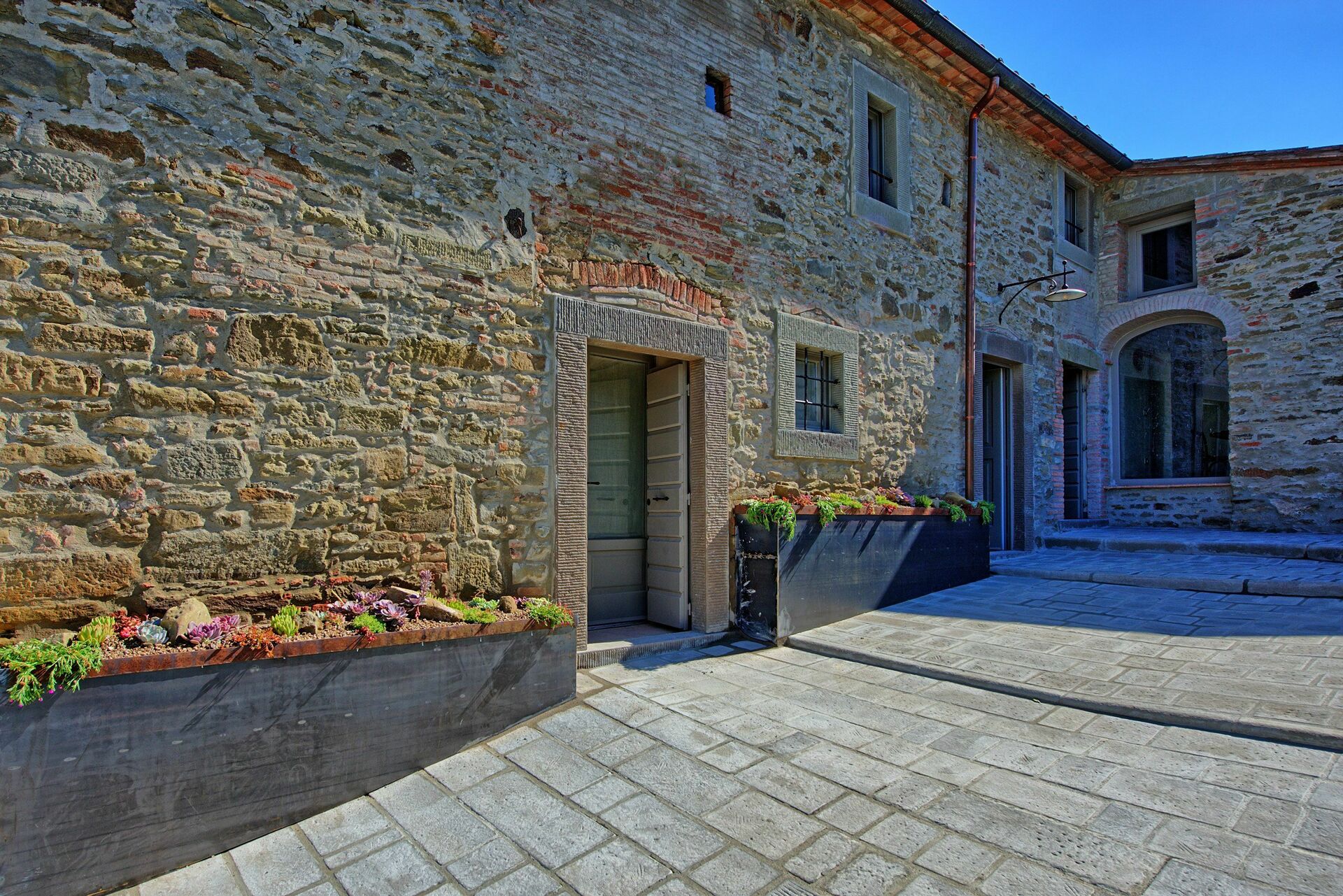Casa La Fonte badkamer in Cortona