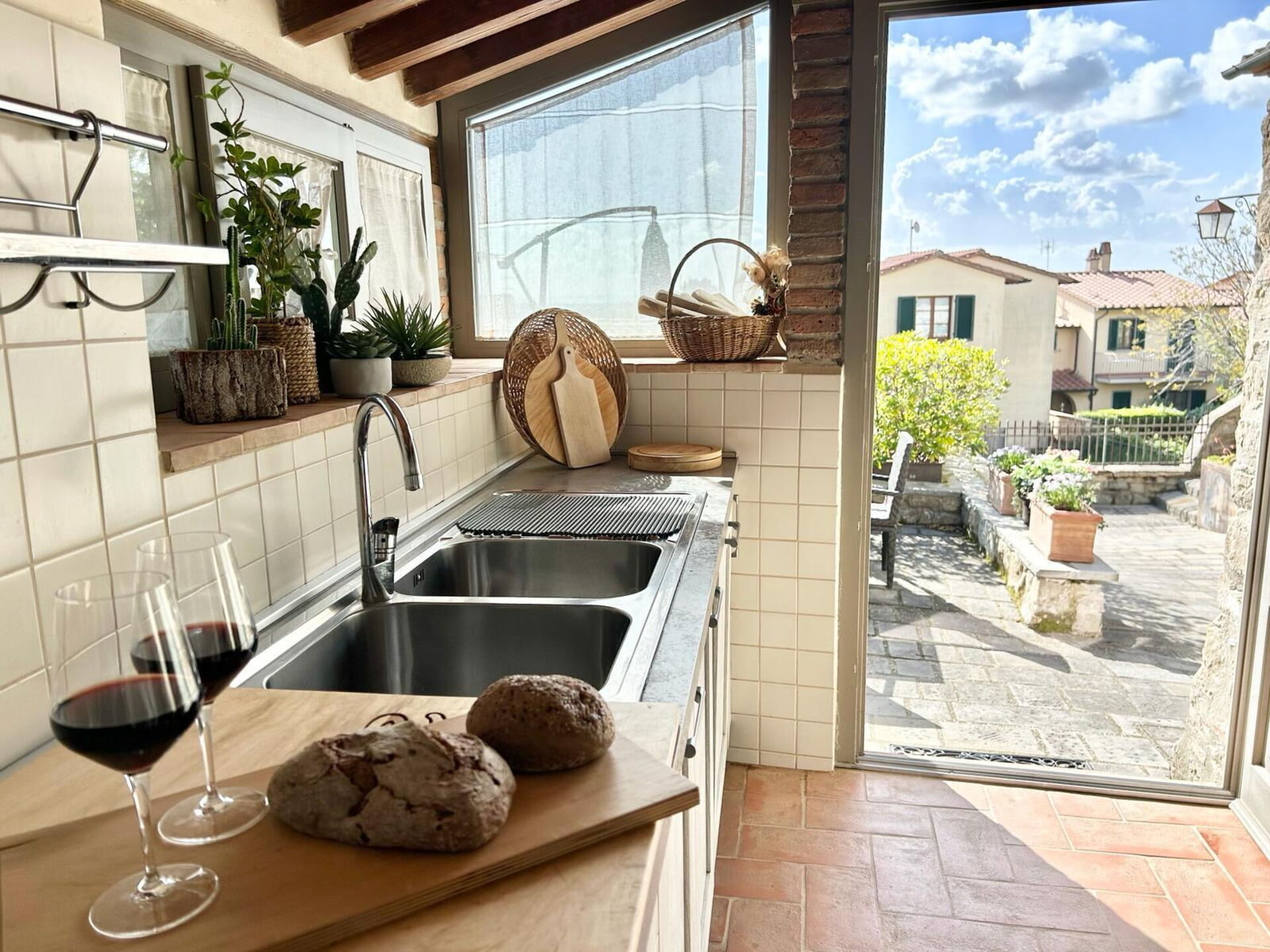 Casa La Fonte slaapkamer in Cortona