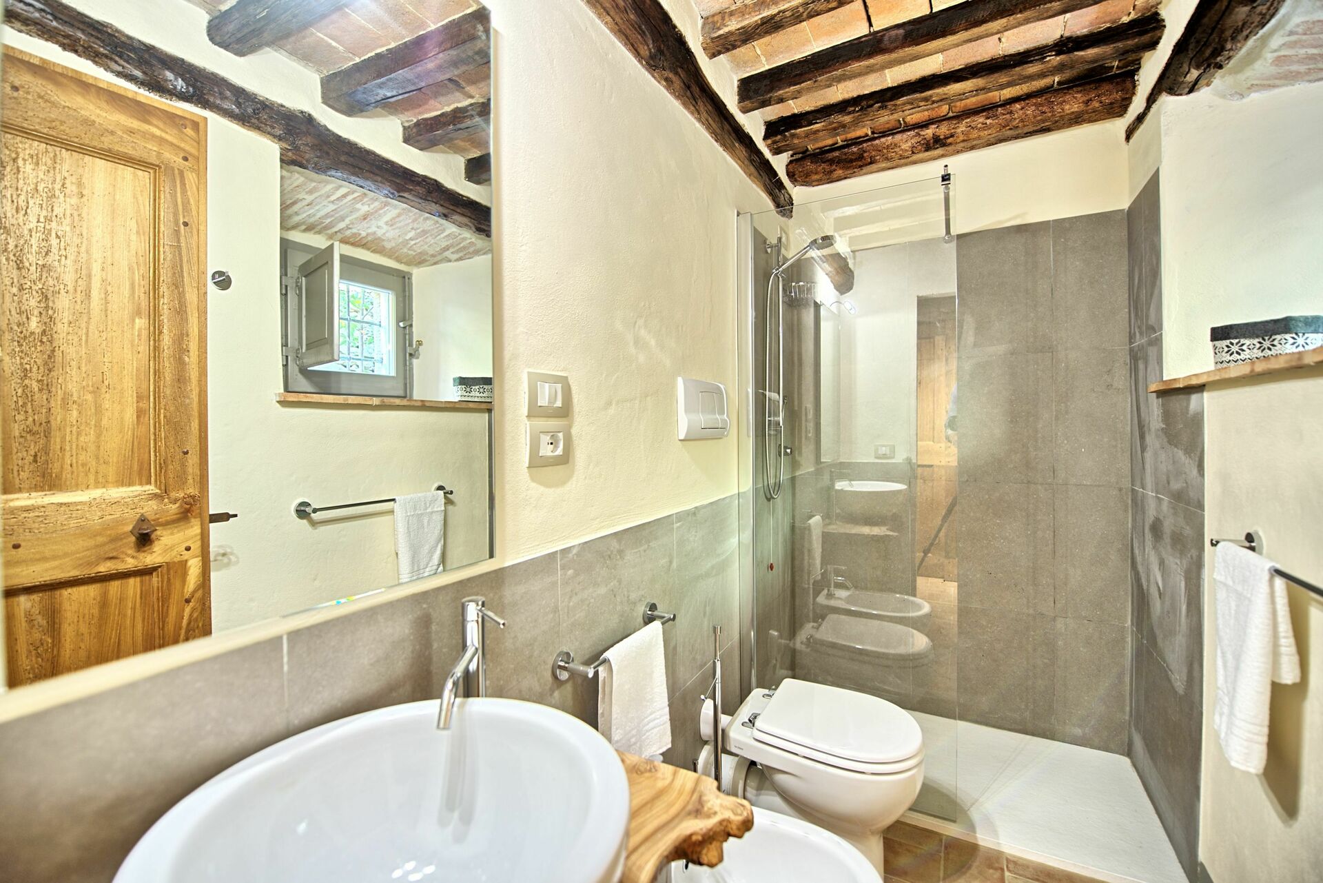 Casa La Fonte keuken in Cortona