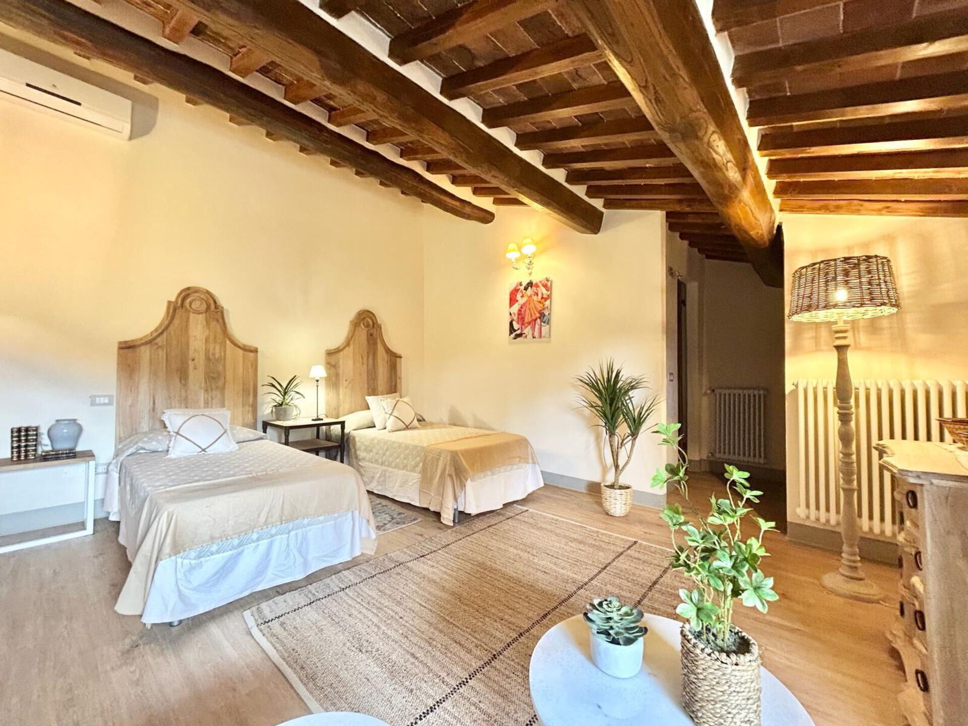 Casa La Fonte tuin in Cortona