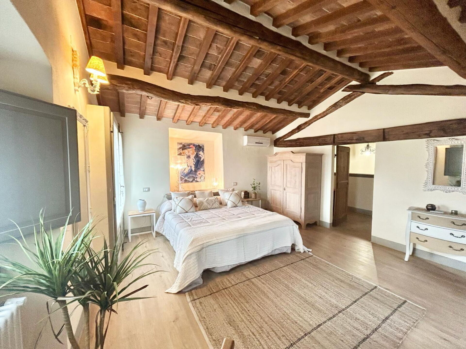 Casa La Fonte badkamer in Cortona