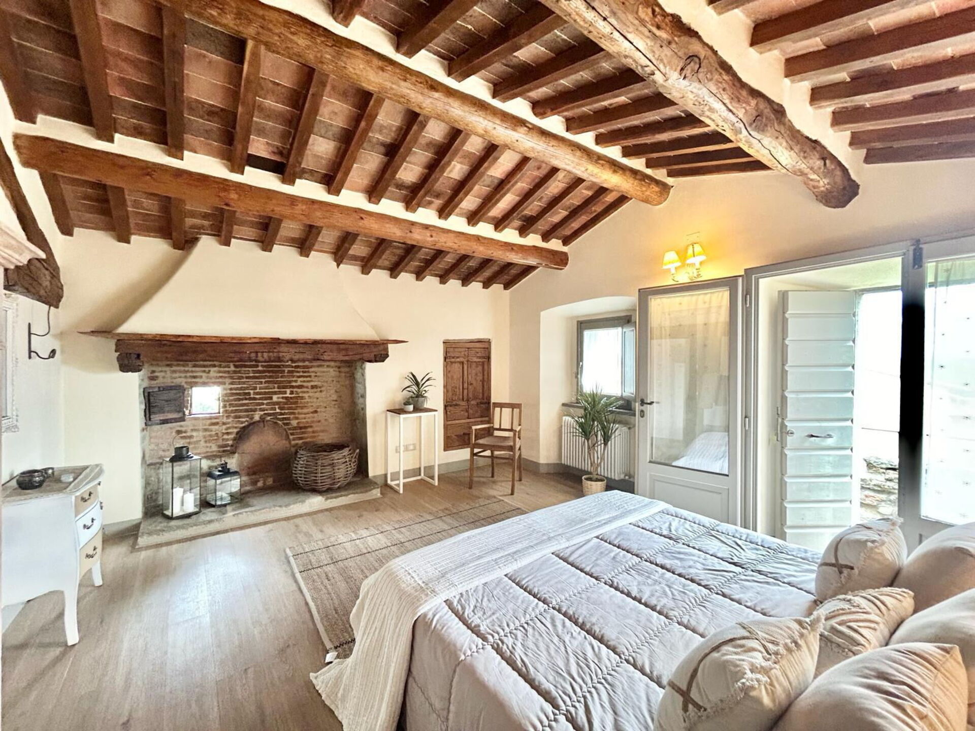 Casa La Fonte keuken in Cortona