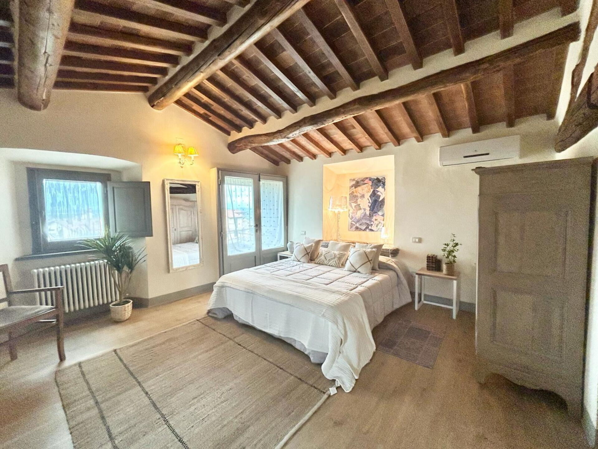 Casa La Fonte tuin in Cortona