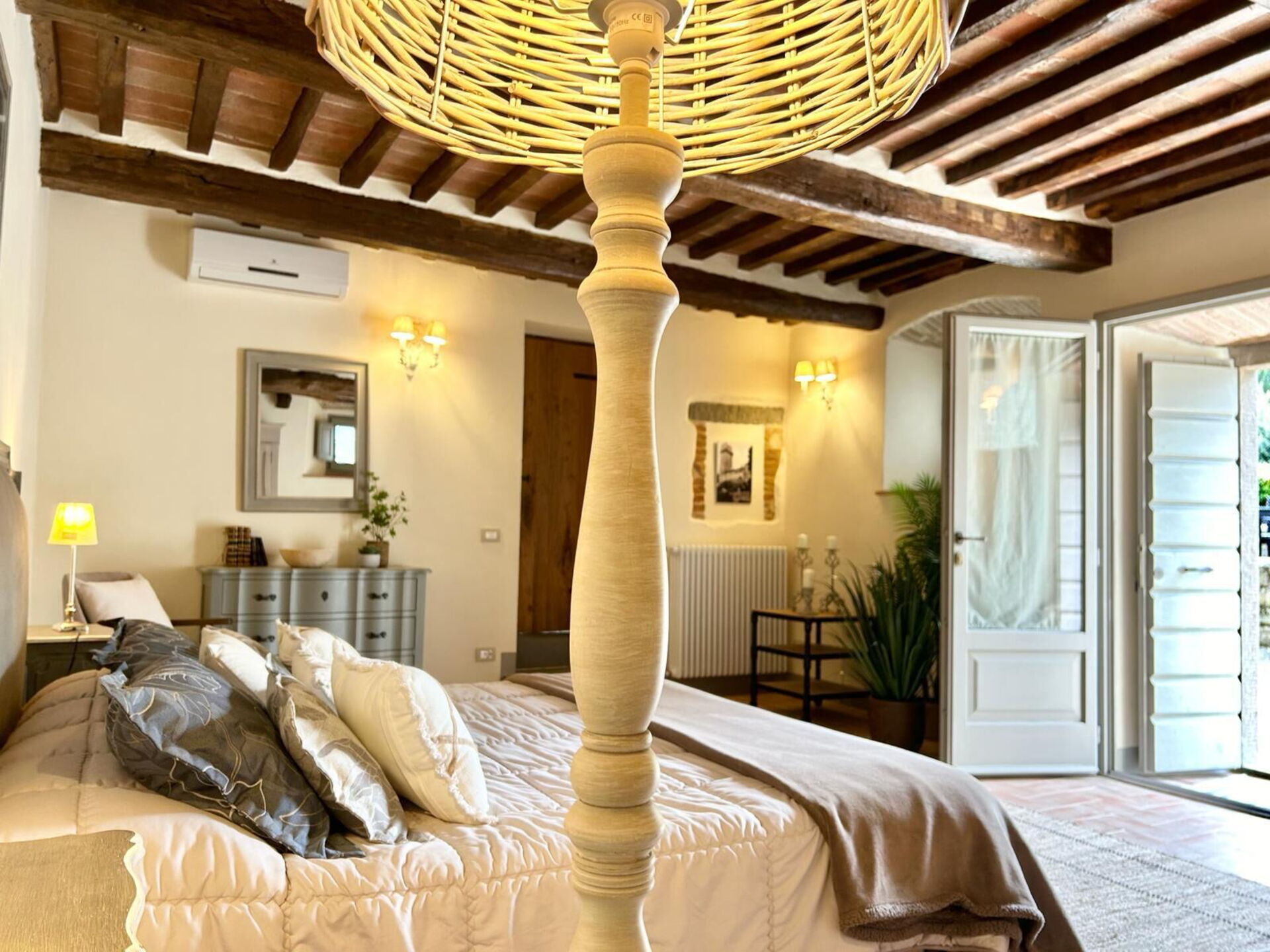 Casa La Fonte slaapkamer in Cortona