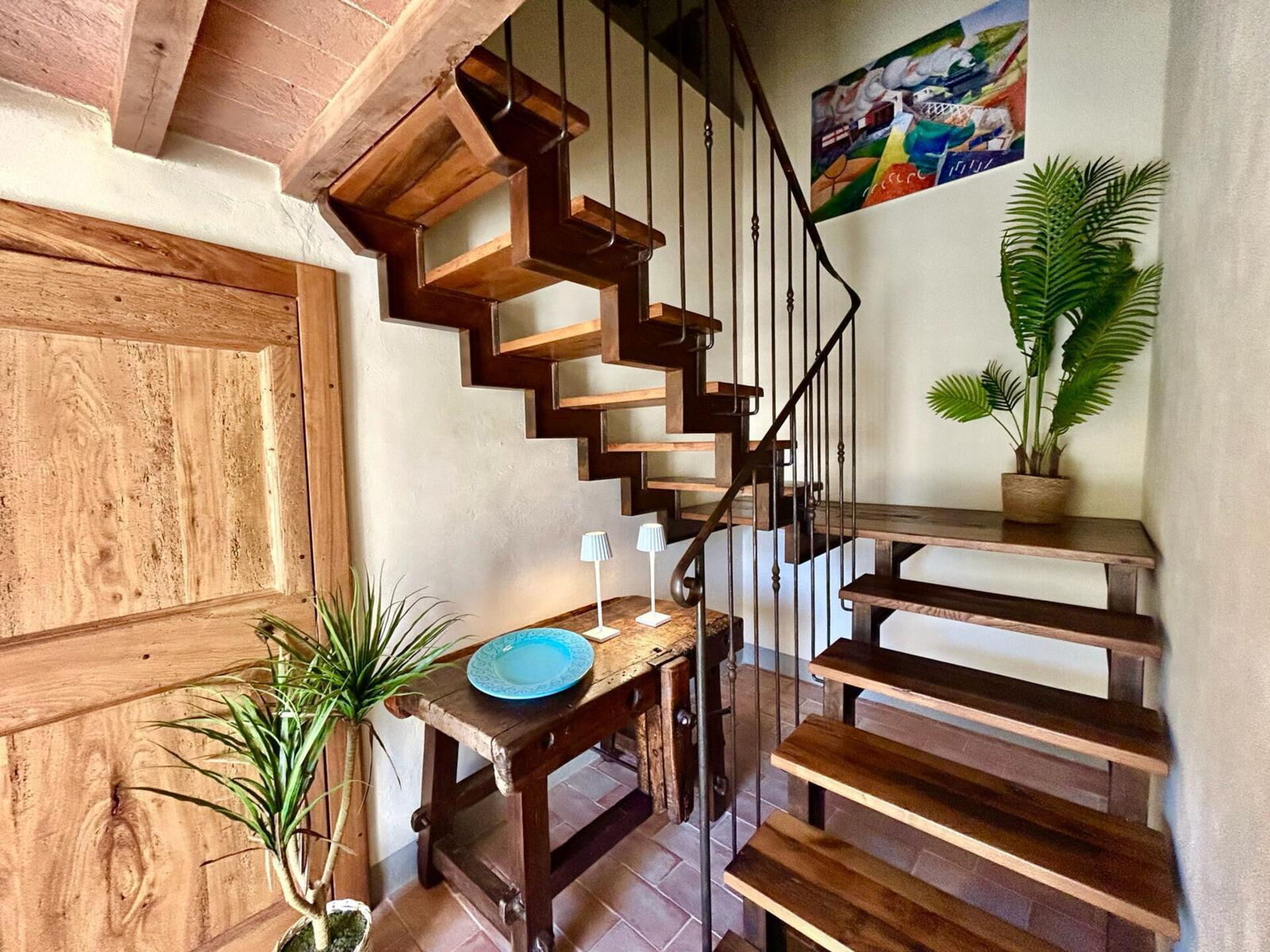 Casa La Fonte keuken in Cortona