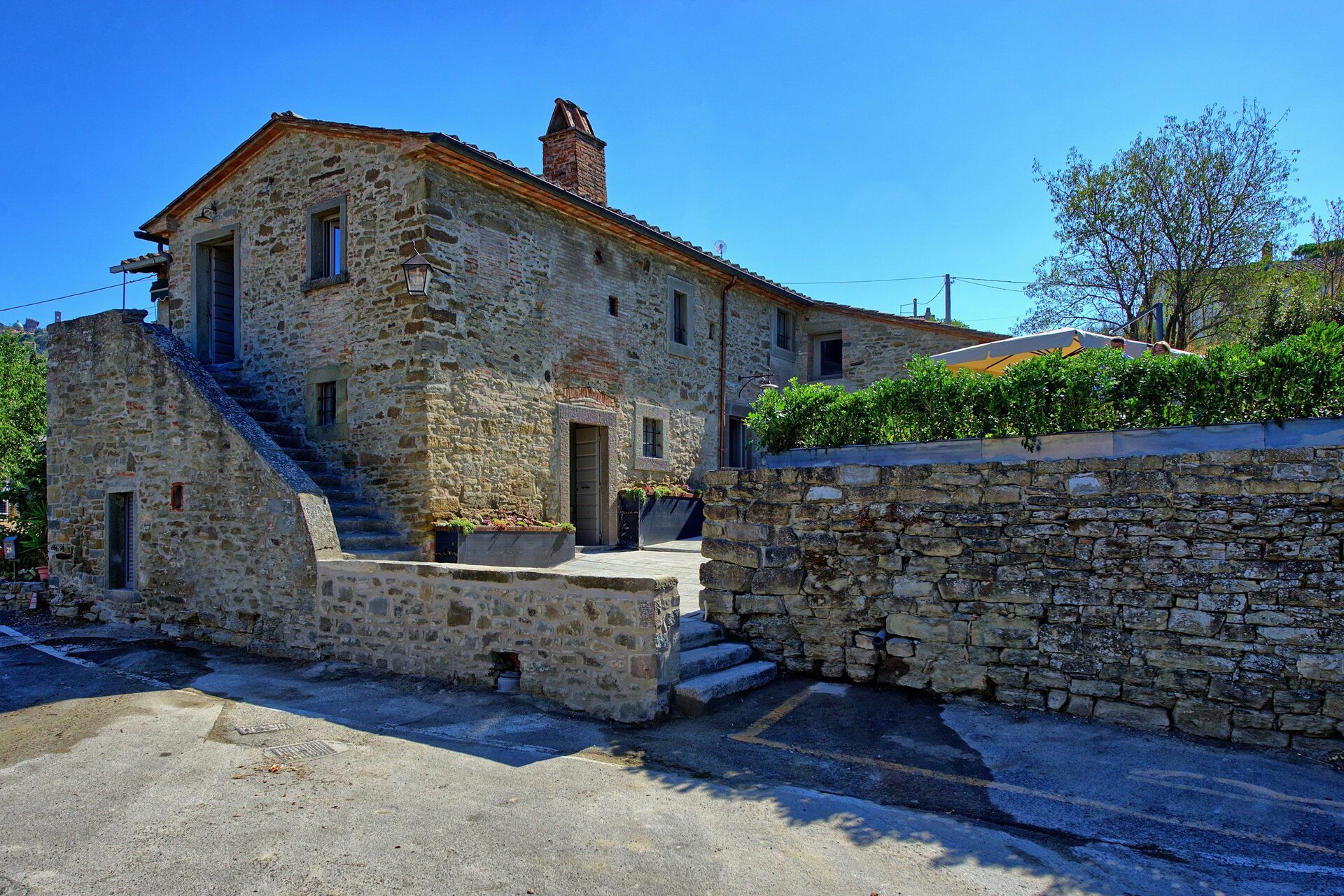 Casa La Fonte slaapkamer in Cortona