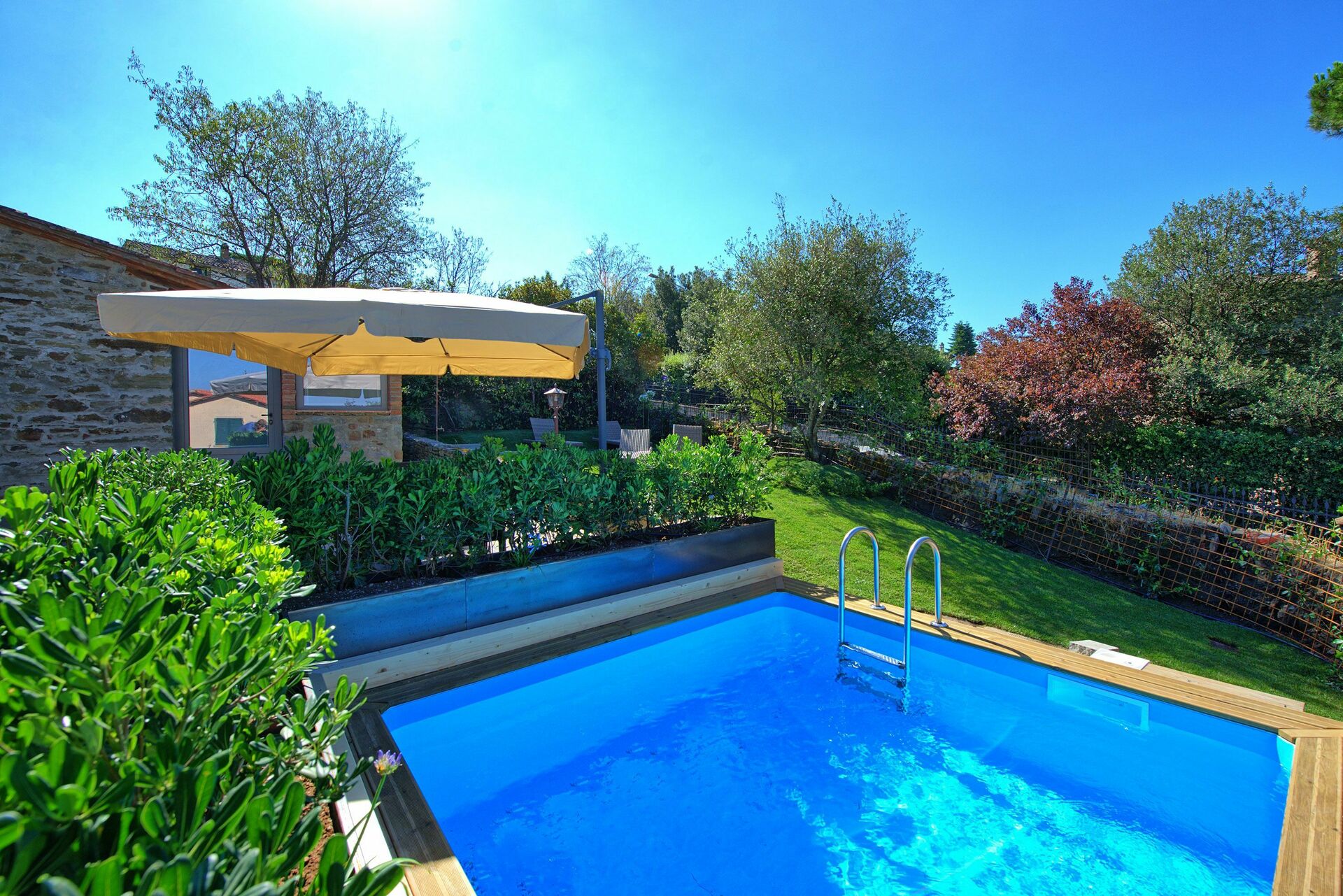 Casa La Fonte keuken in Cortona