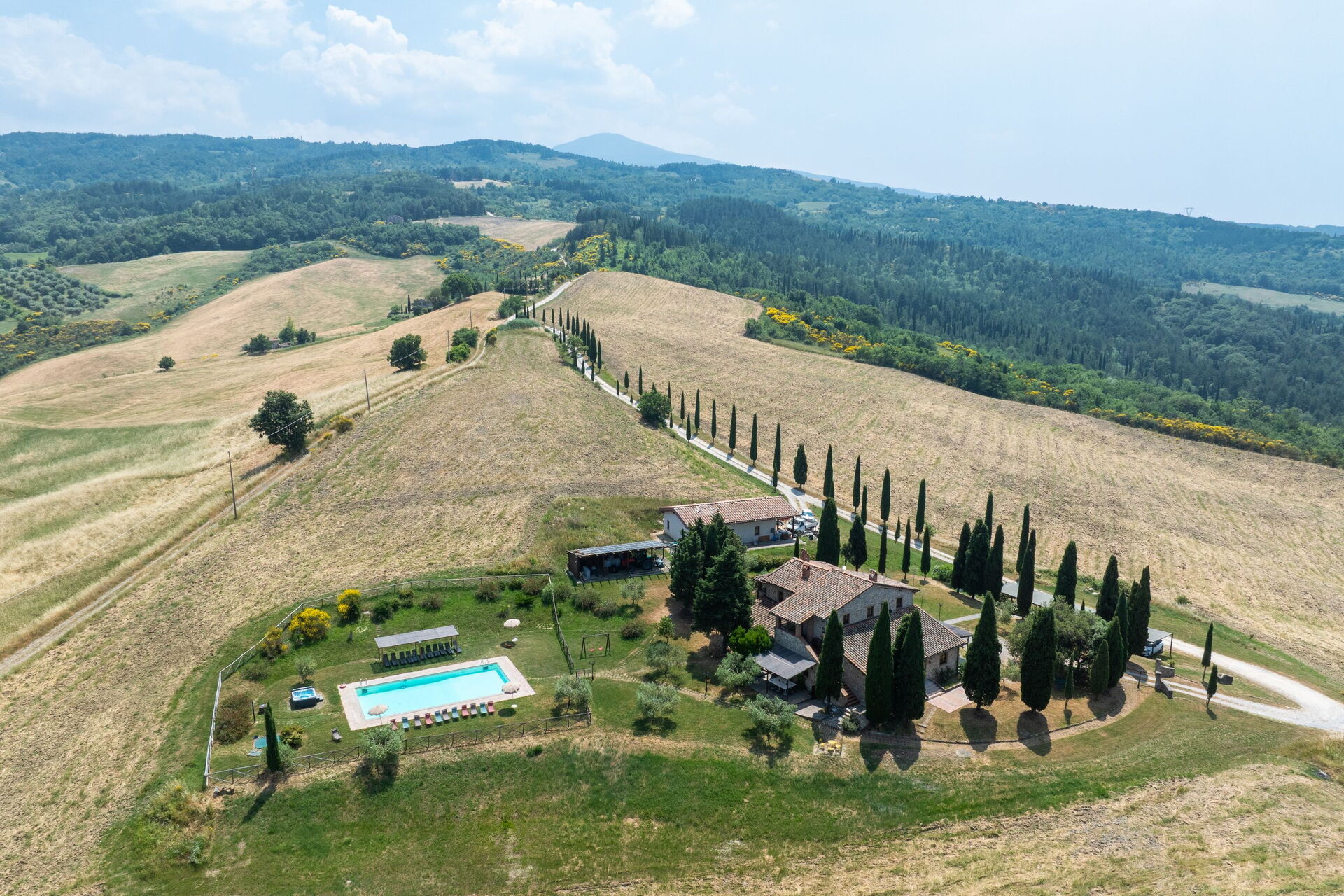 Casale Santa Francesca badkamer in Campiglia D'orcia