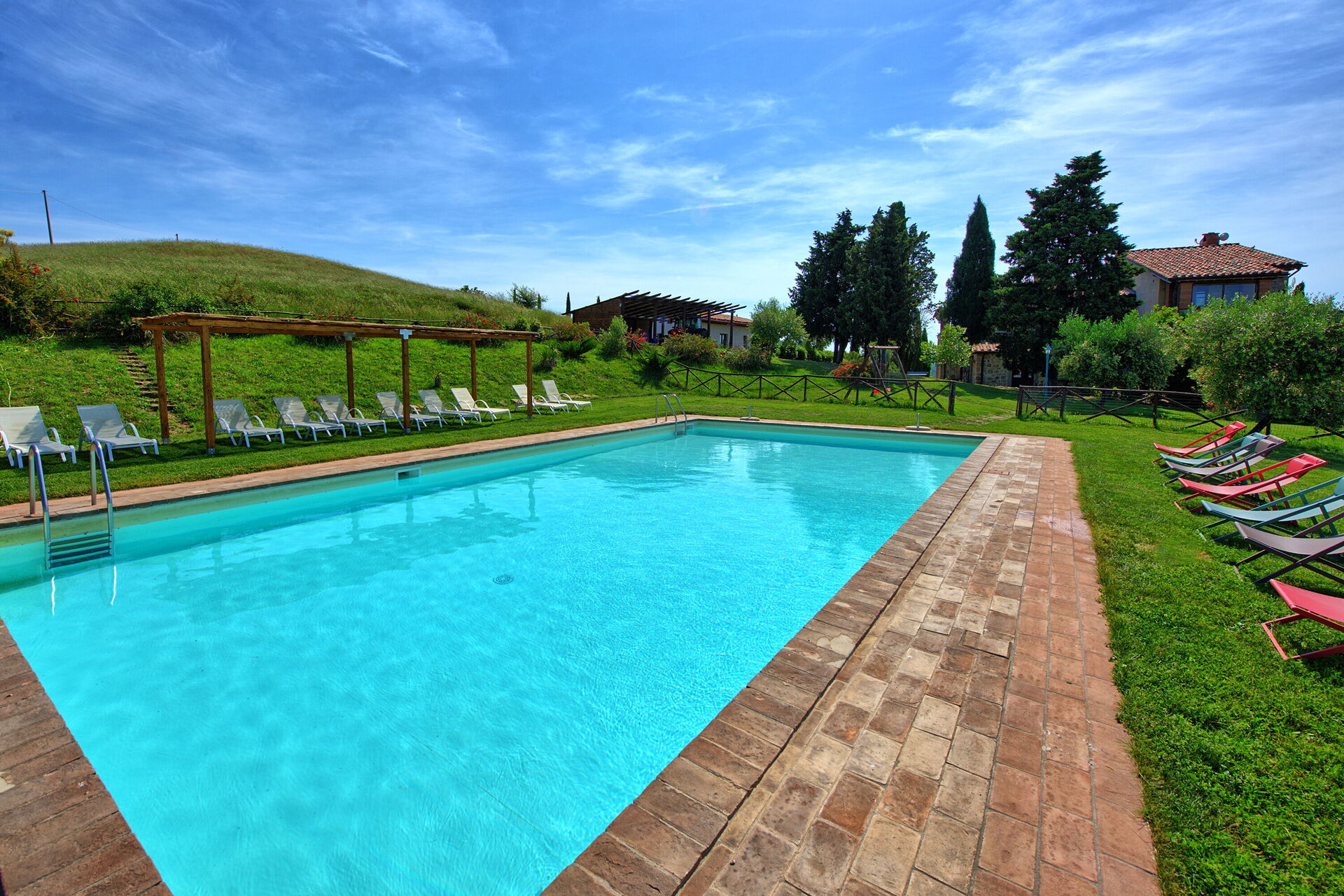 Casale Santa Francesca slaapkamer in Campiglia D'orcia