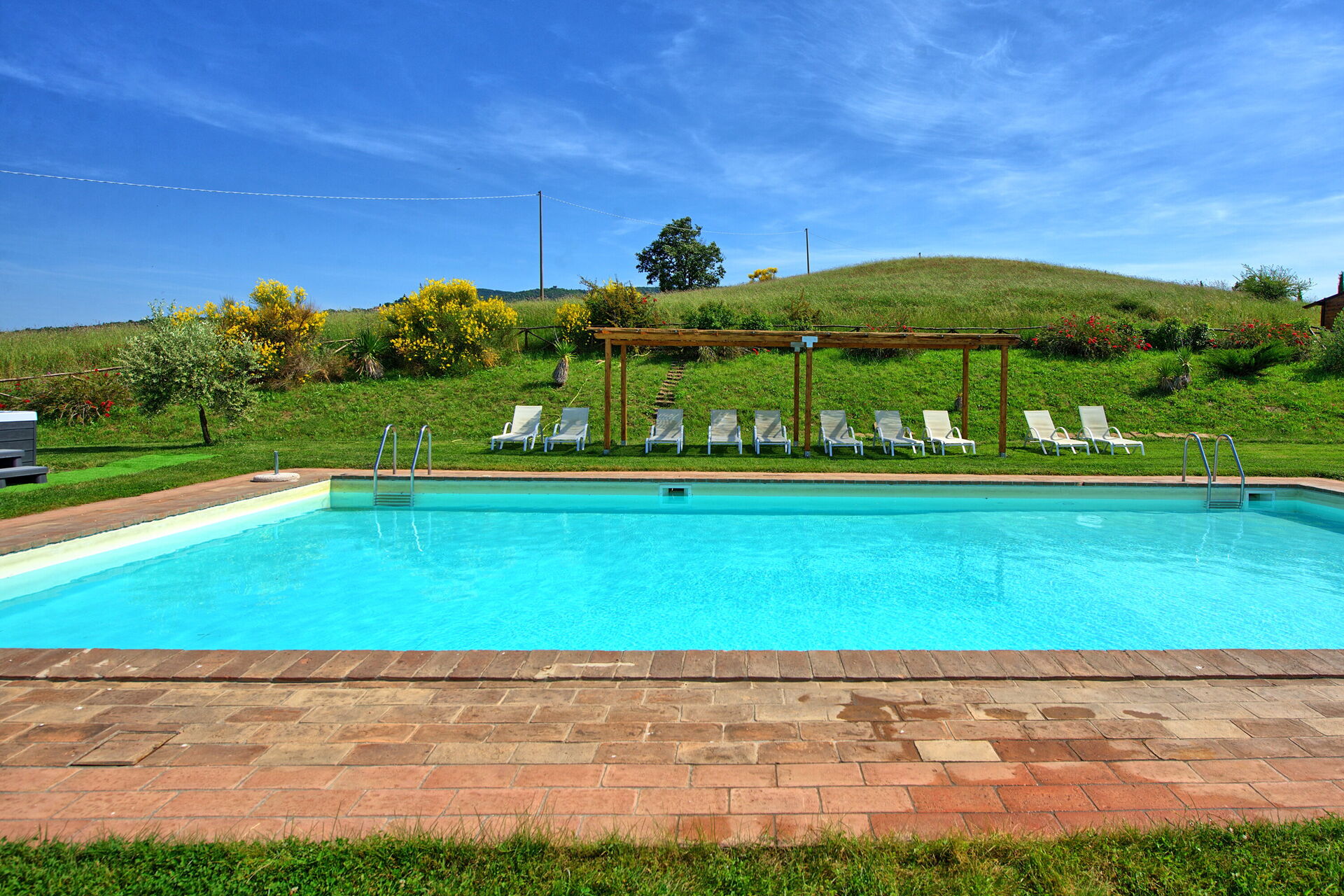 Casale Santa Francesca badkamer in Campiglia D'orcia