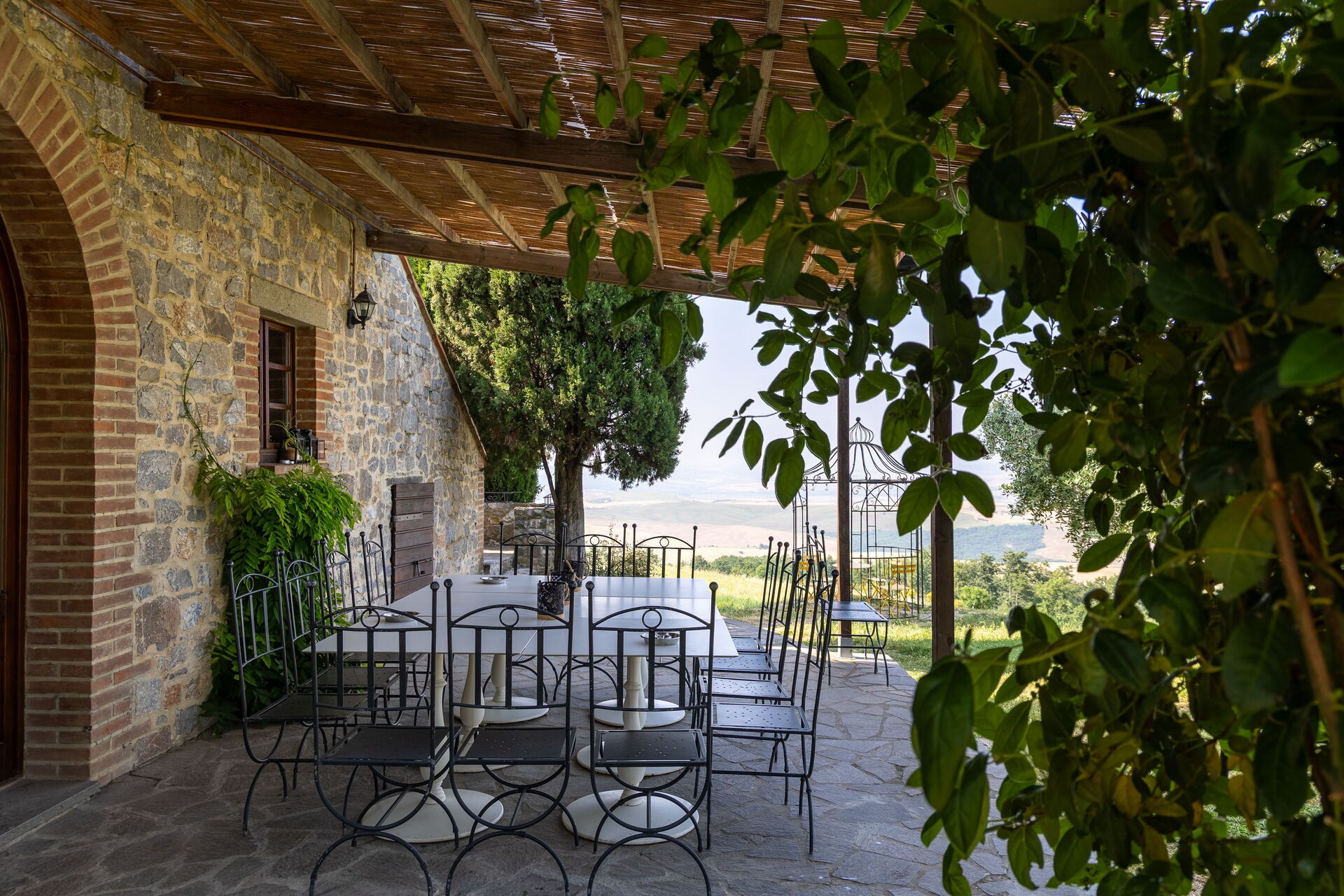 Casale Santa Francesca keuken in Campiglia D'orcia