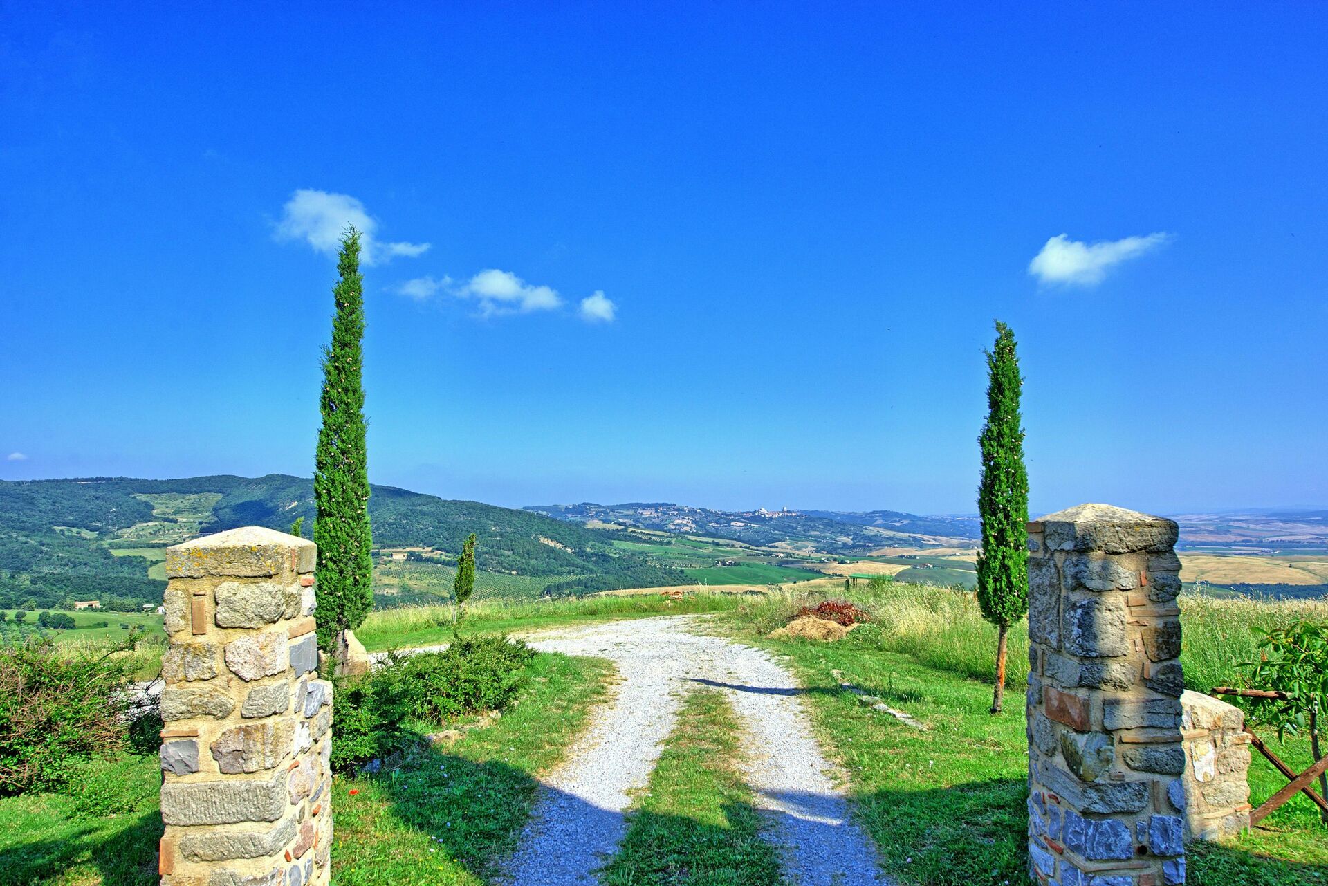 Casale Santa Francesca slaapkamer in Campiglia D'orcia