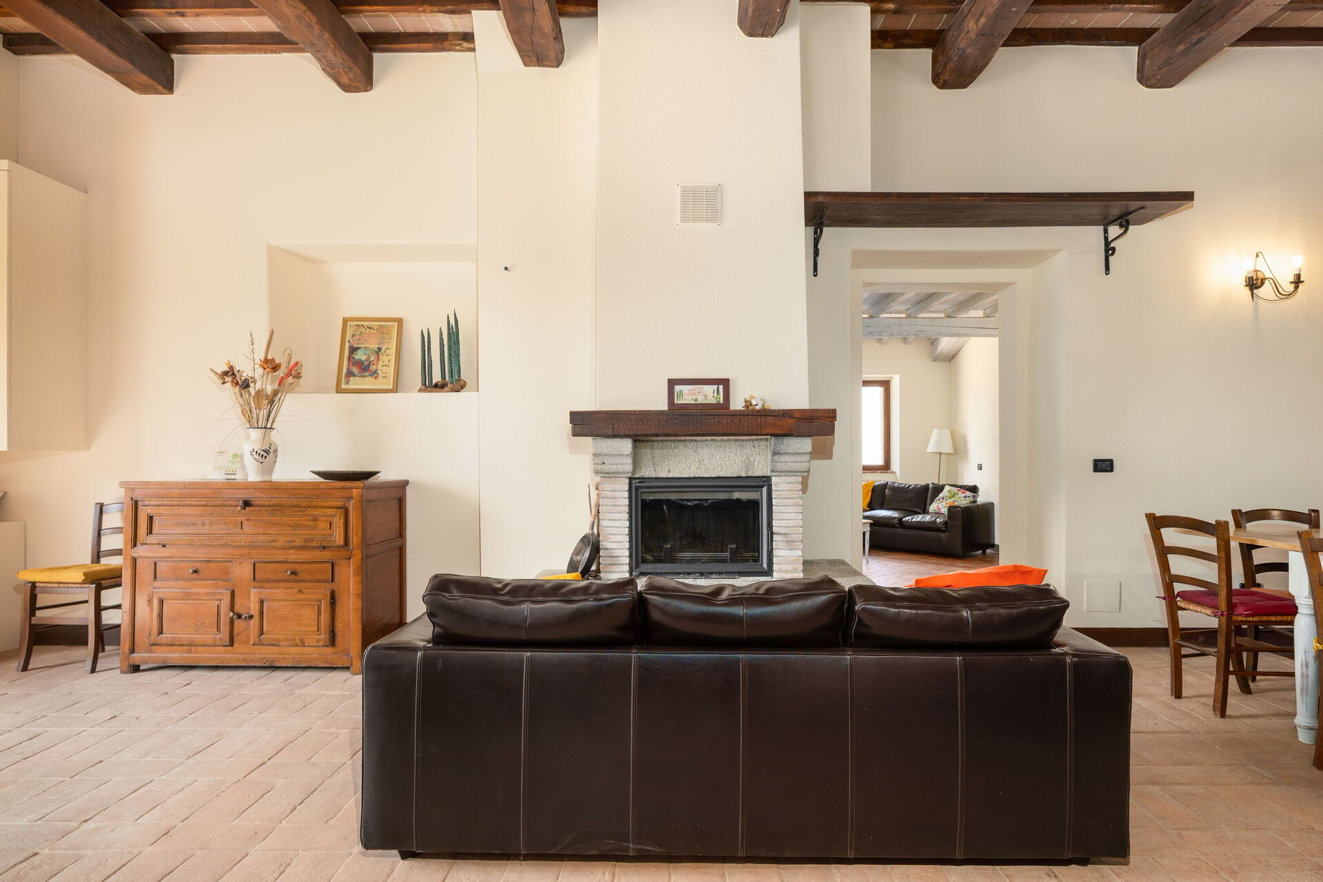 Casale Santa Francesca keuken in Campiglia D'orcia