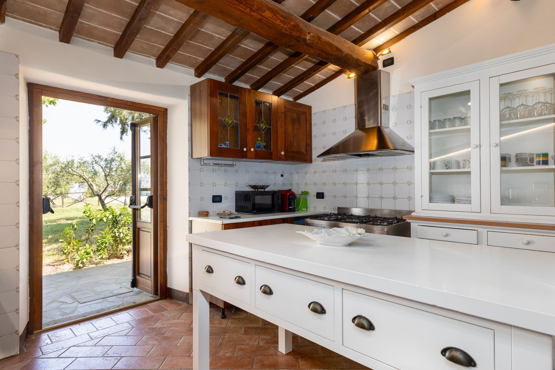 Casale Santa Francesca badkamer in Campiglia D'orcia