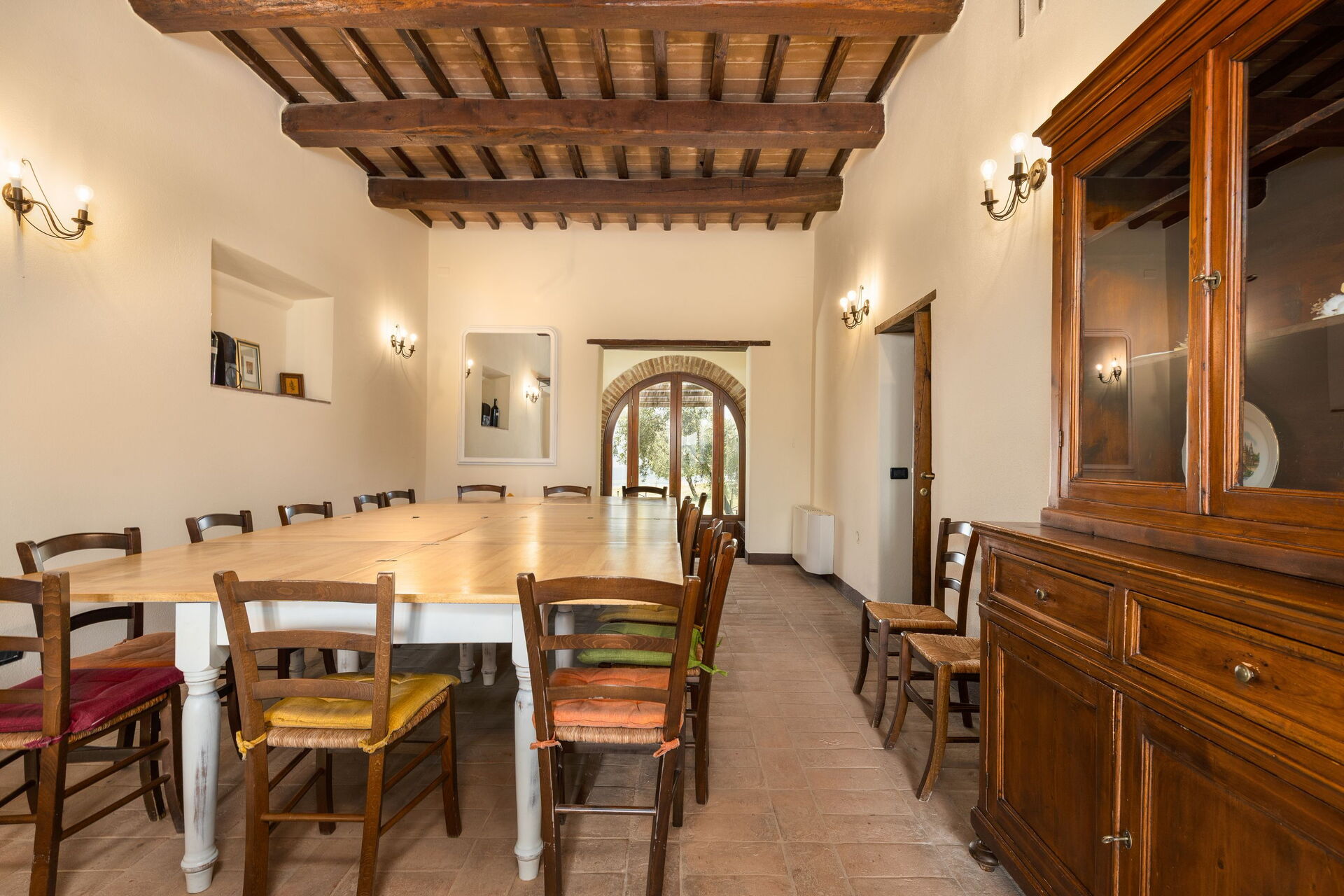 Casale Santa Francesca slaapkamer in Campiglia D'orcia