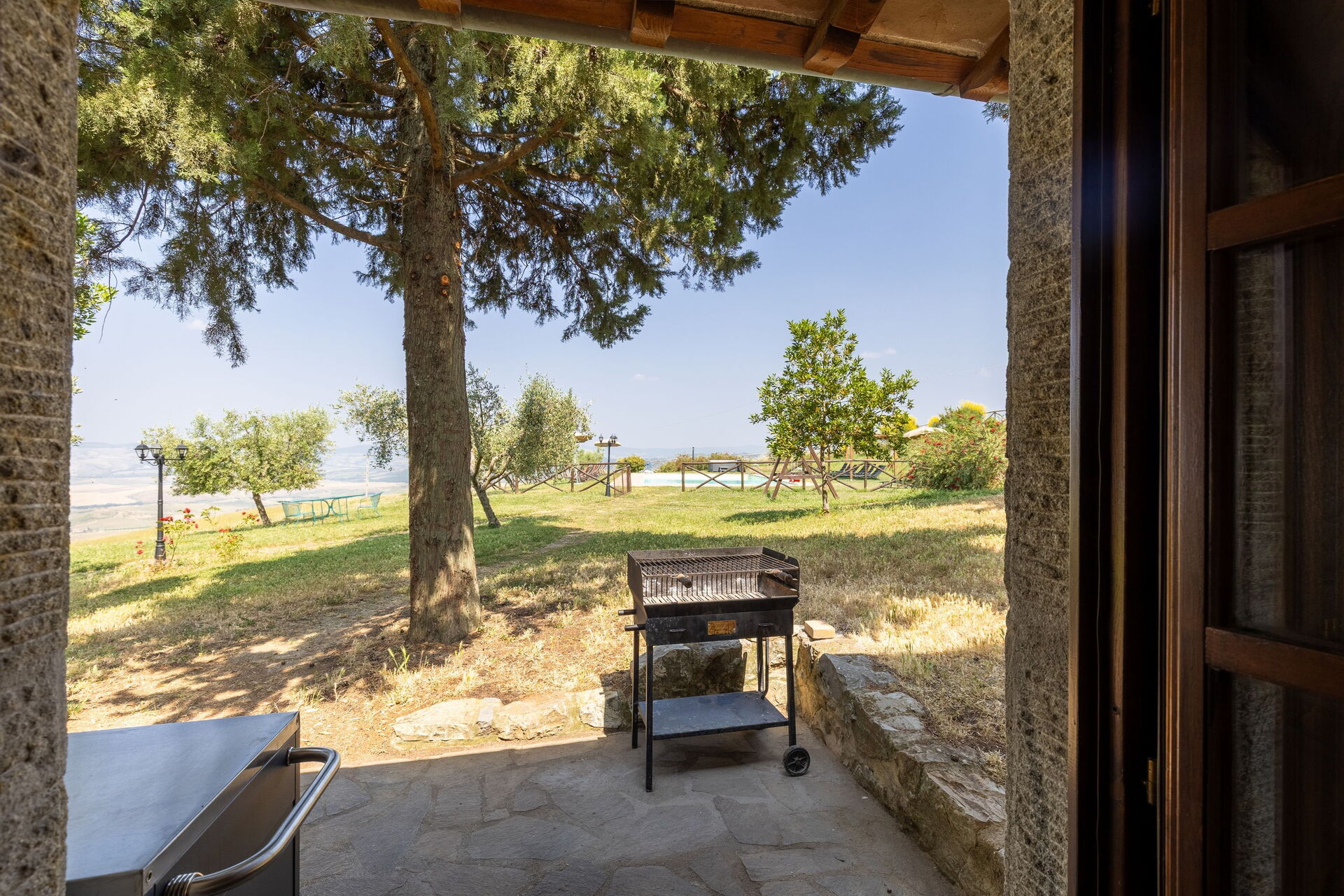 Casale Santa Francesca badkamer in Campiglia D'orcia