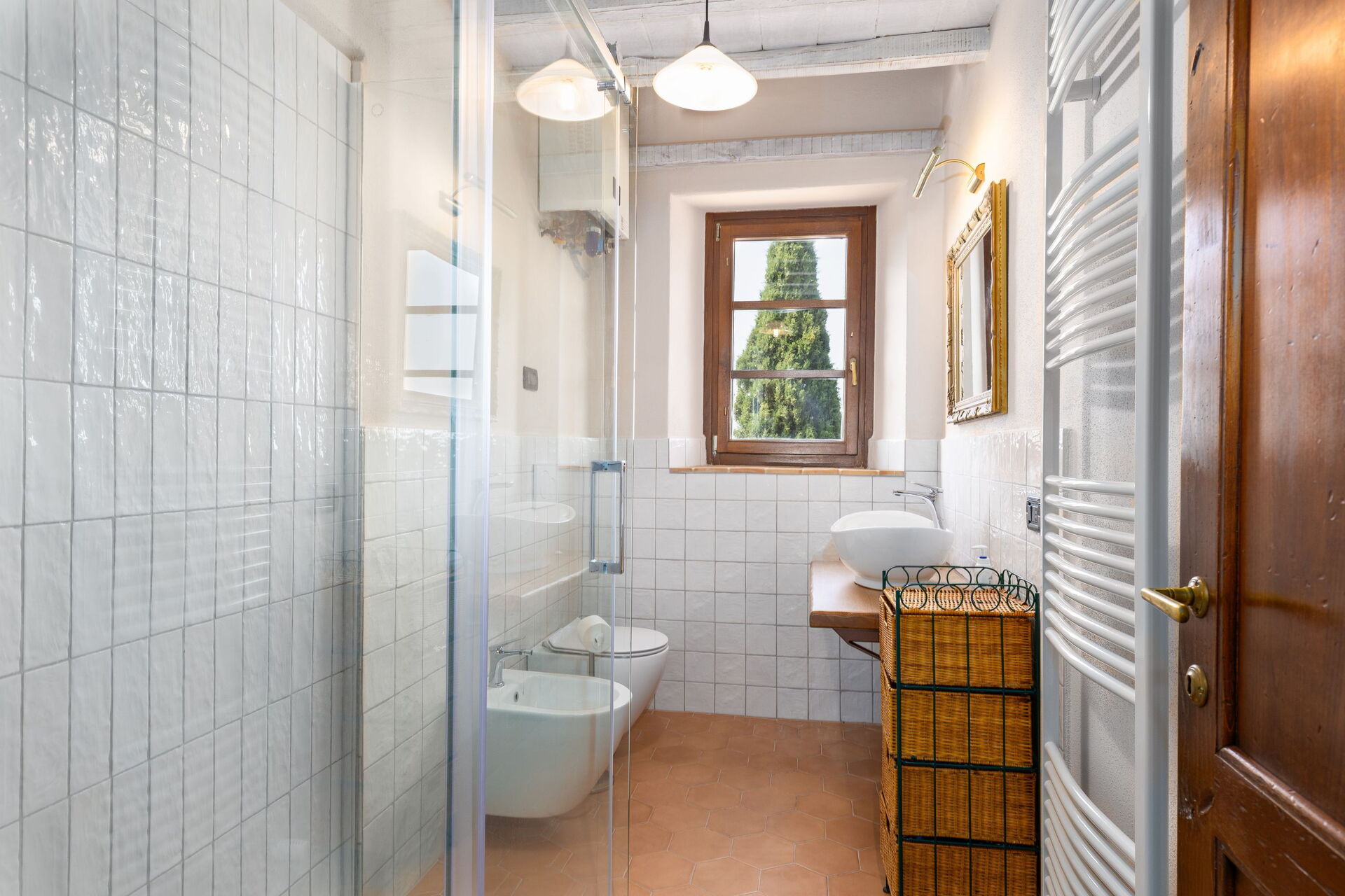 Casale Santa Francesca keuken in Campiglia D'orcia