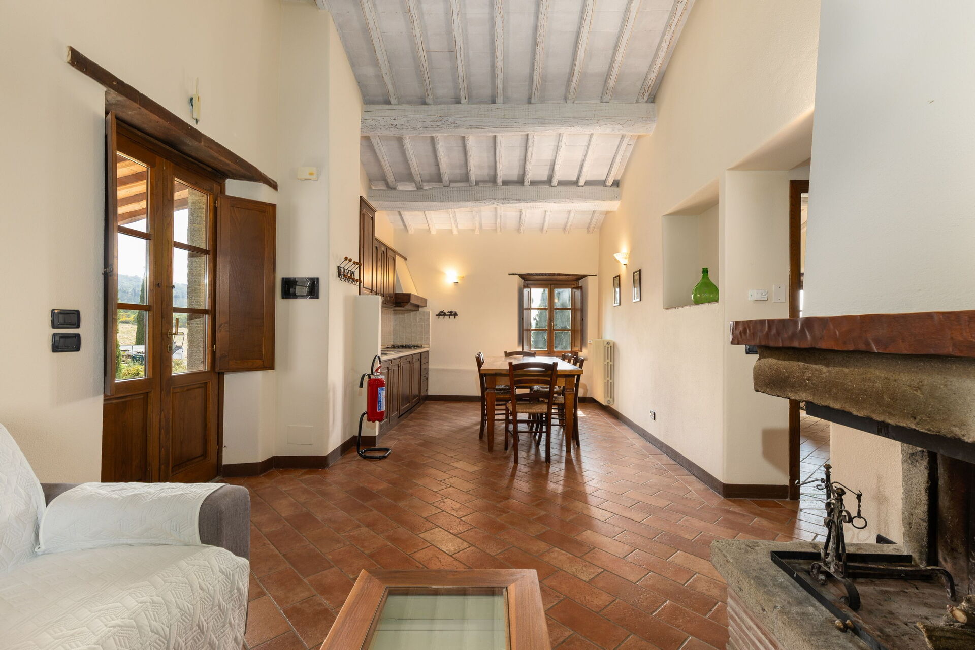 Casale Santa Francesca badkamer in Campiglia D'orcia