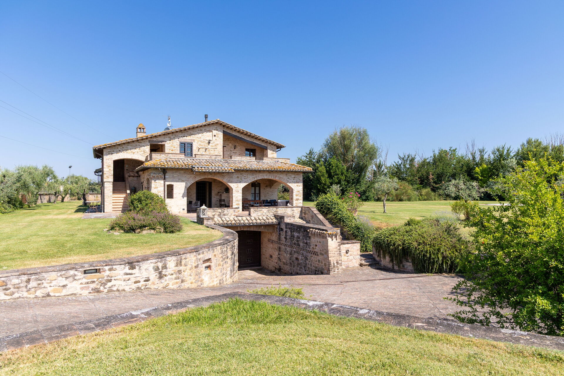 Villa Assisi tuin in Santa Maria Degli Angeli
