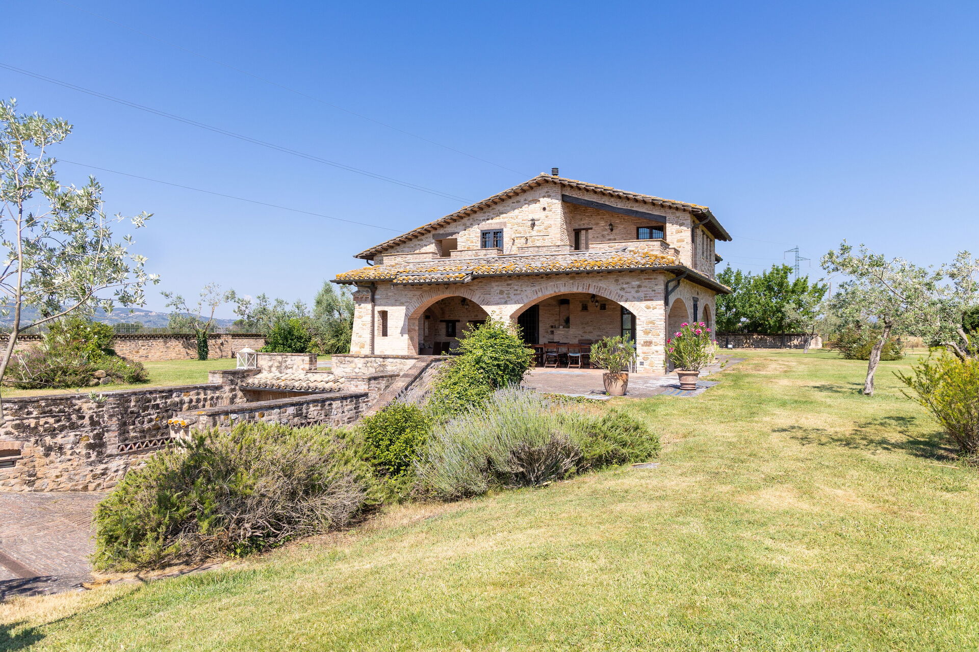 Villa Assisi badkamer in Santa Maria Degli Angeli