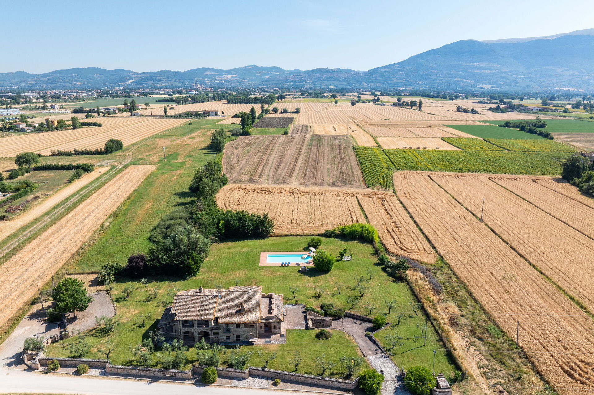 Villa Assisi tuin in Santa Maria Degli Angeli