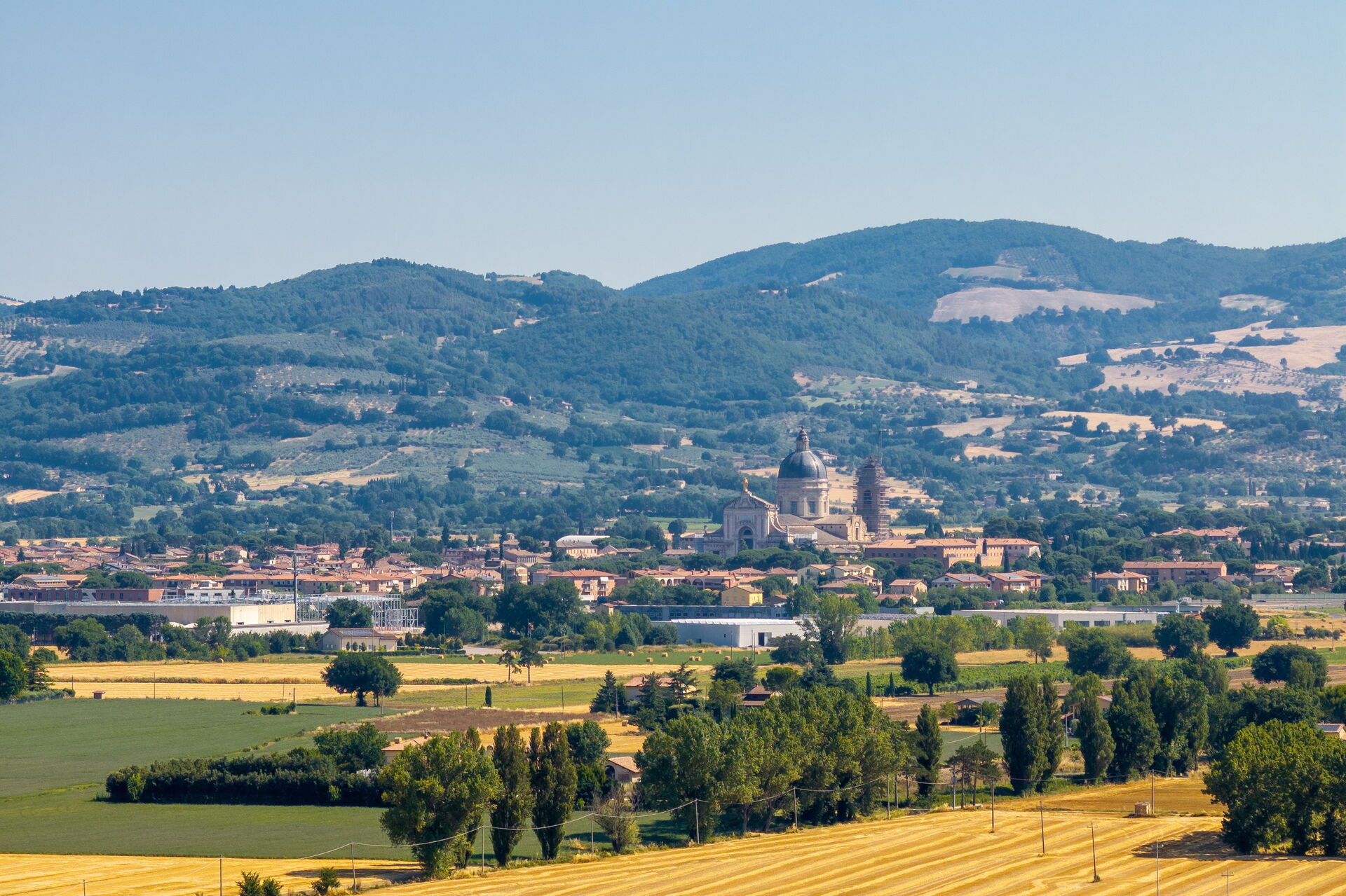 Villa Assisi slaapkamer in Santa Maria Degli Angeli