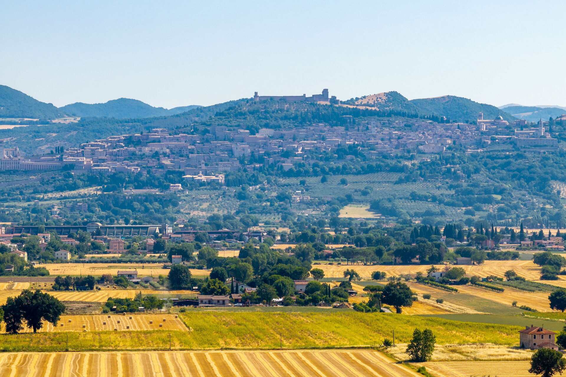 Villa Assisi badkamer in Santa Maria Degli Angeli