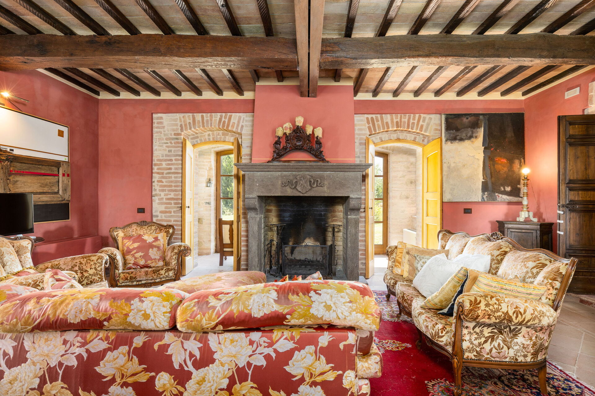 Villa Assisi slaapkamer in Santa Maria Degli Angeli