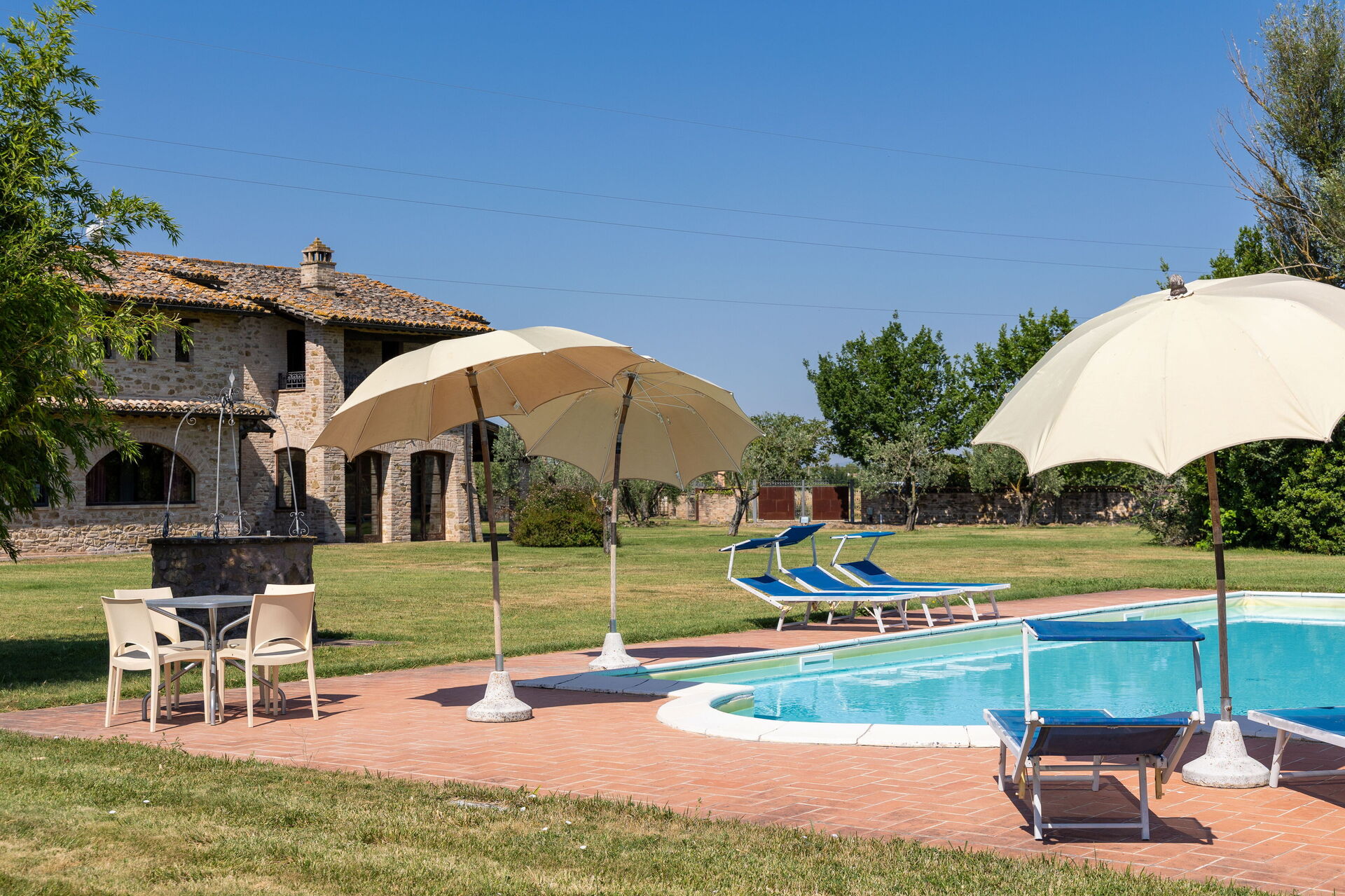 Villa Assisi badkamer in Santa Maria Degli Angeli