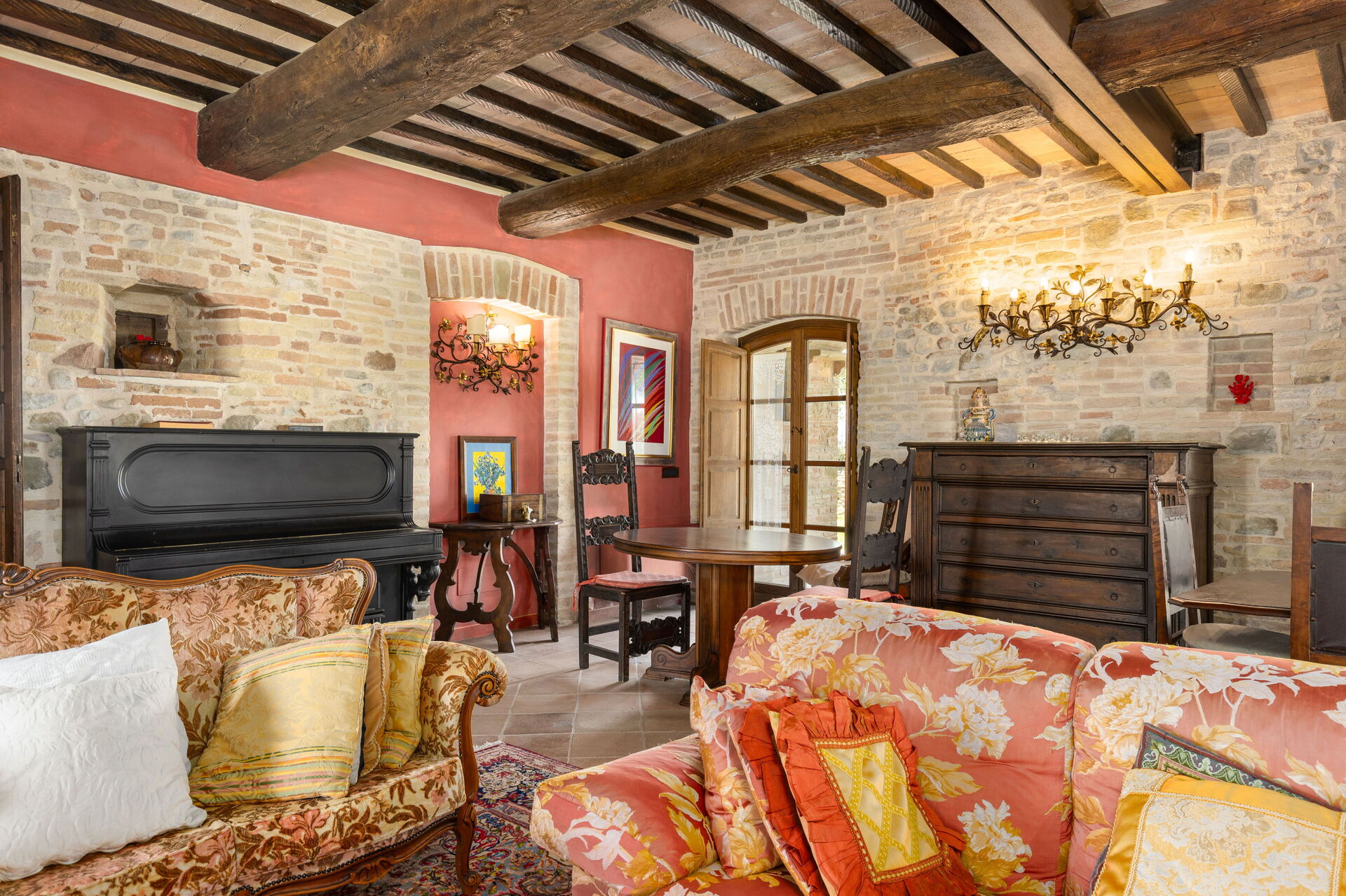 Villa Assisi badkamer in Santa Maria Degli Angeli