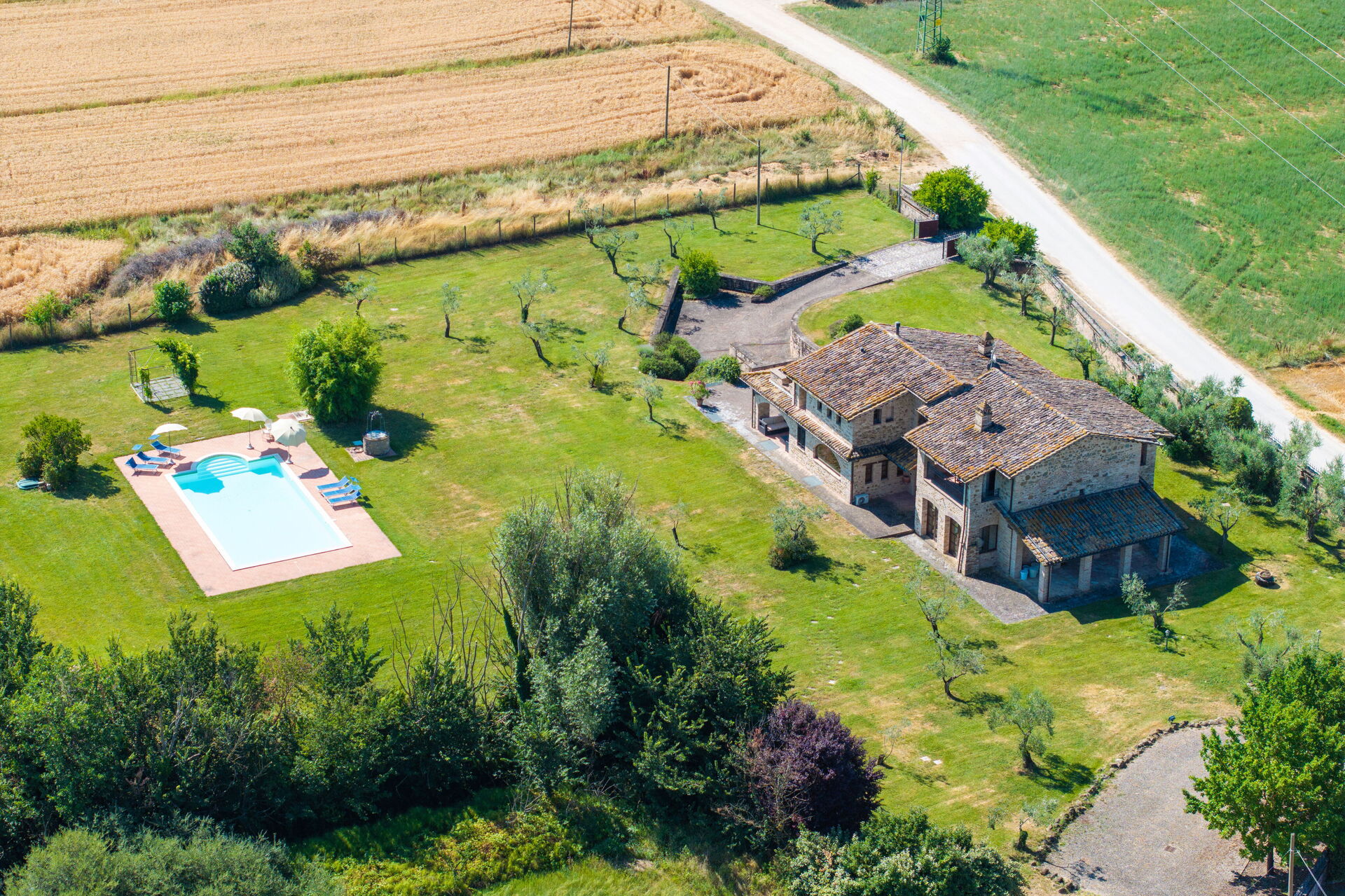 Villa Assisi keuken in Santa Maria Degli Angeli