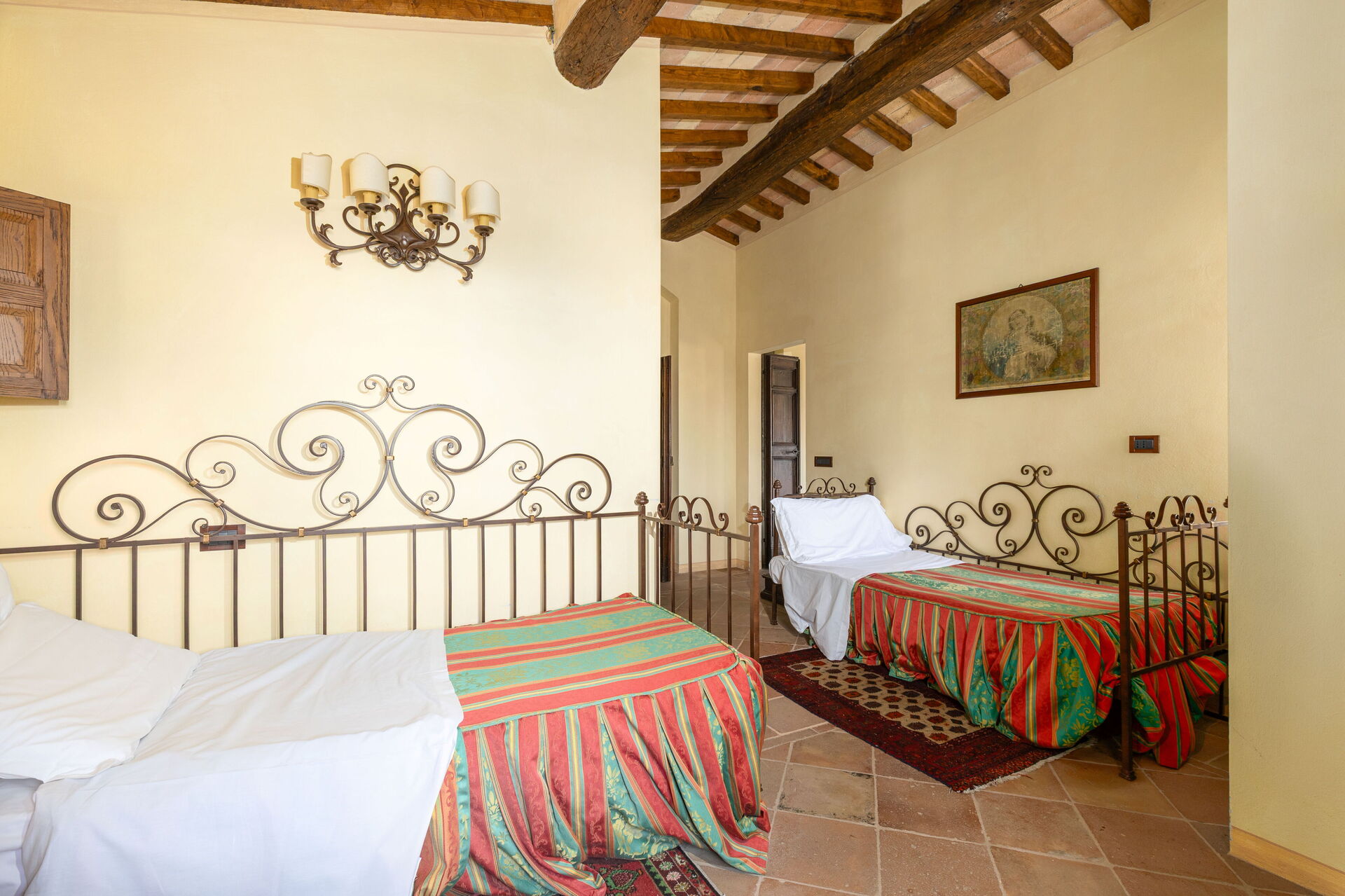 Villa Assisi slaapkamer in Santa Maria Degli Angeli