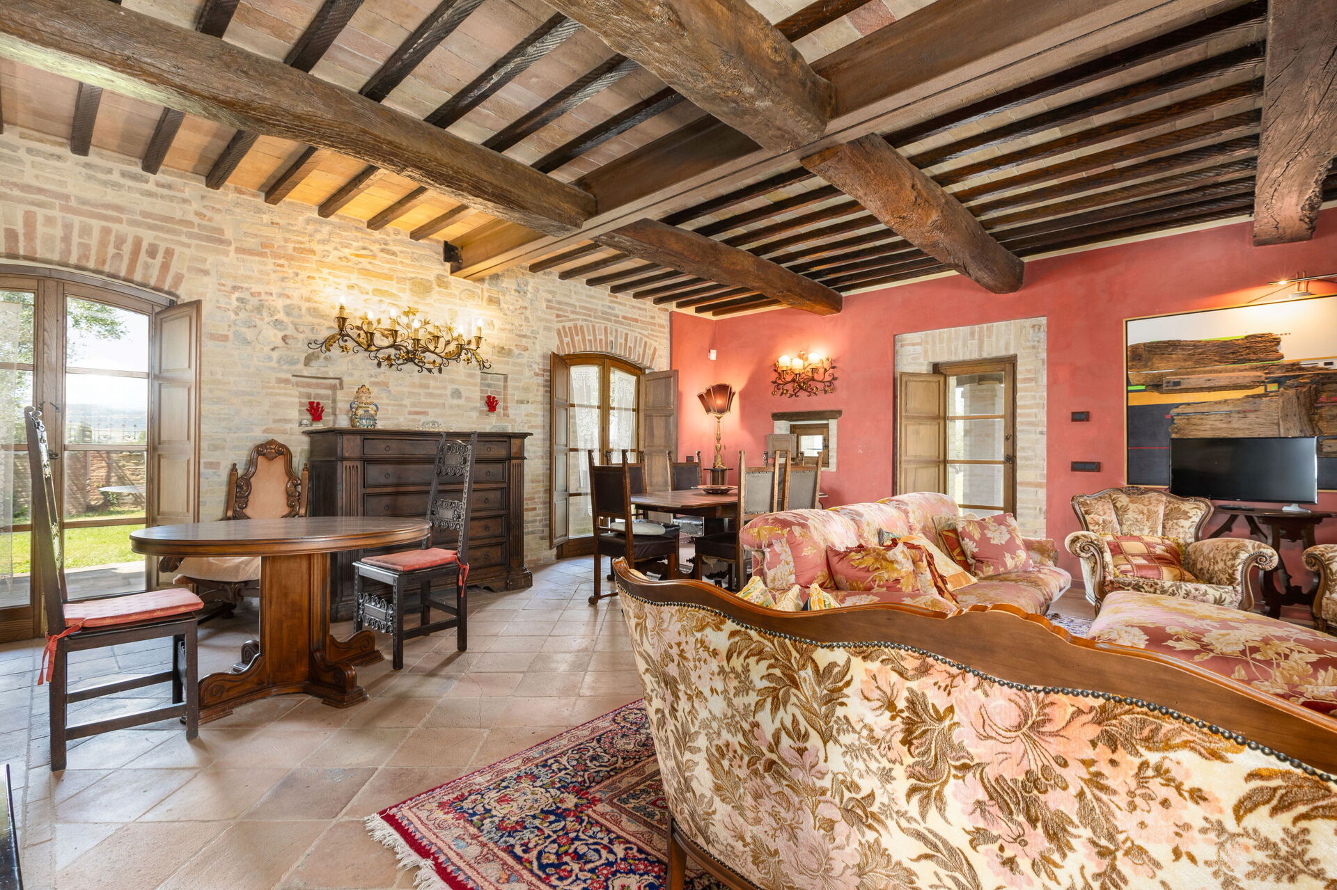 Villa Assisi slaapkamer in Santa Maria Degli Angeli