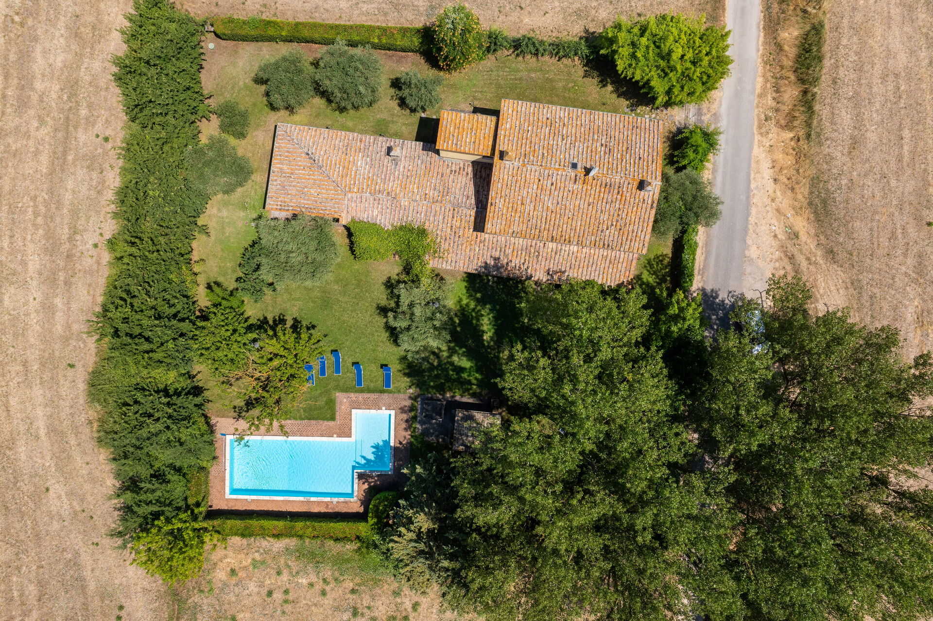 Villa Reale tuin in Assisi