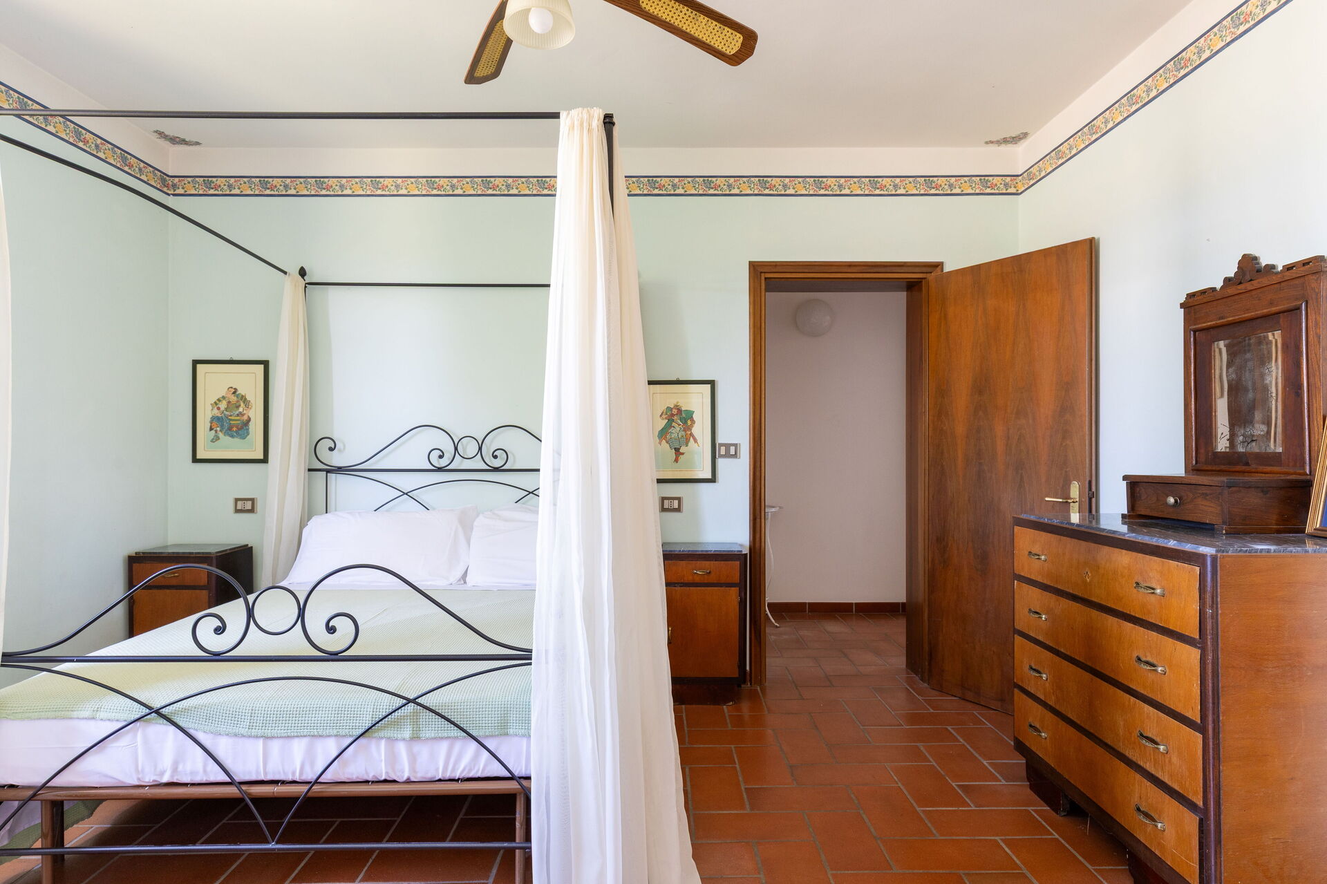 Villa Reale slaapkamer in Assisi