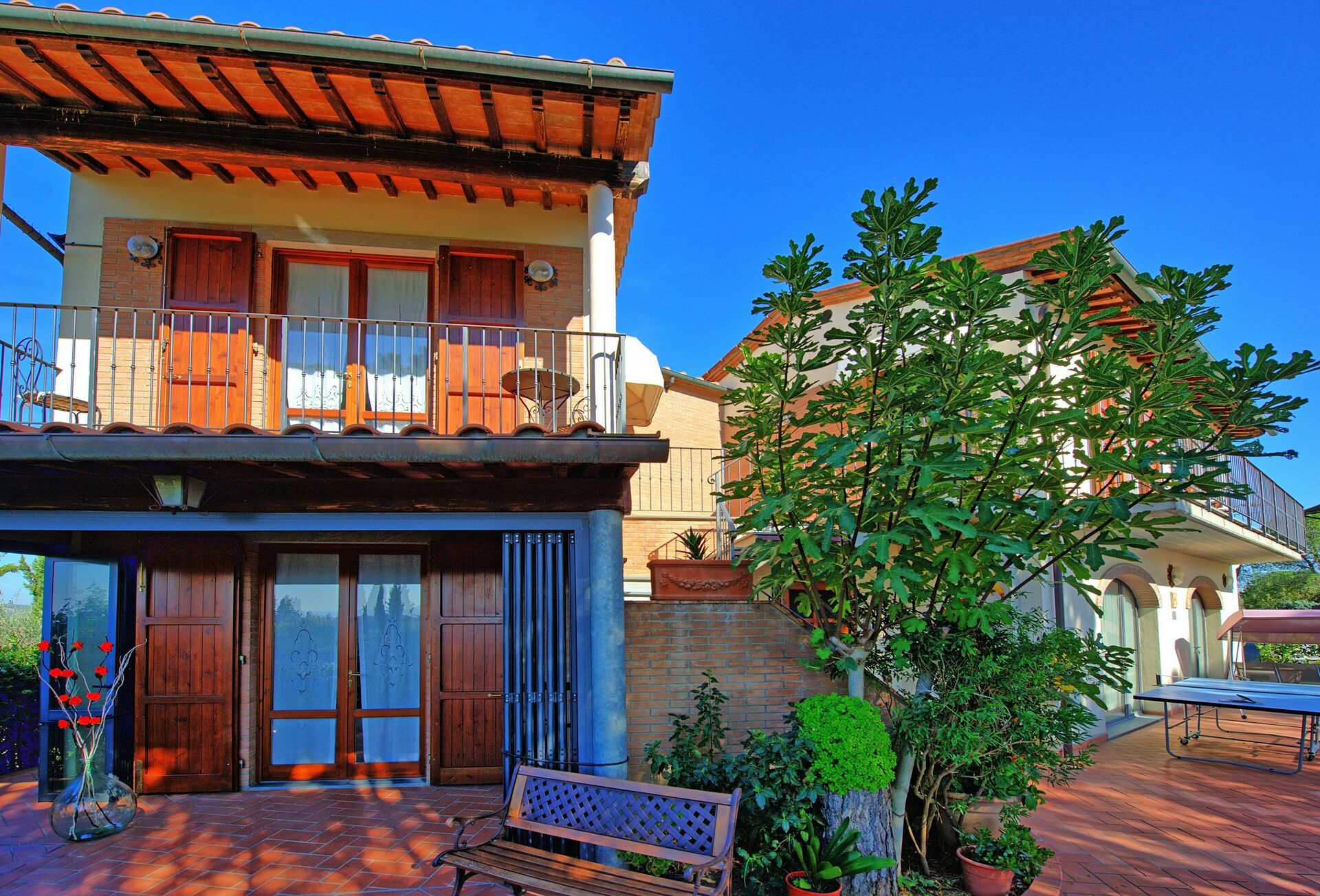 Casa Vasco tuin in Sciano