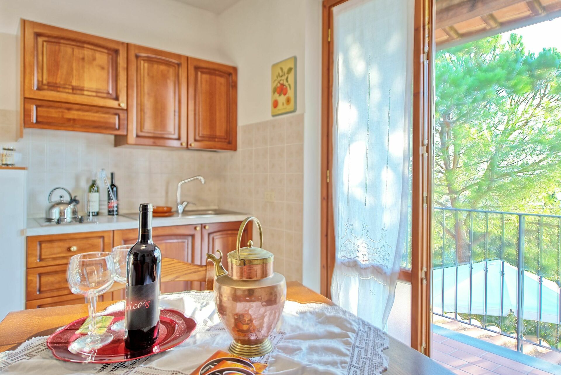 Casa Vasco tuin in Sciano