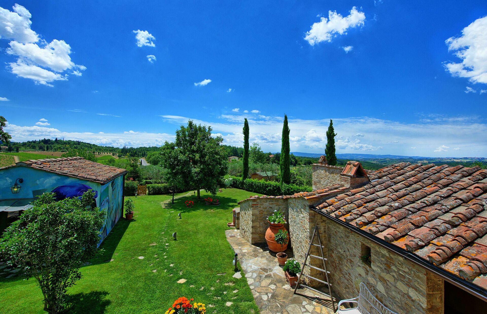 Villa Sonia tuin in Madonna Di Pietracupa