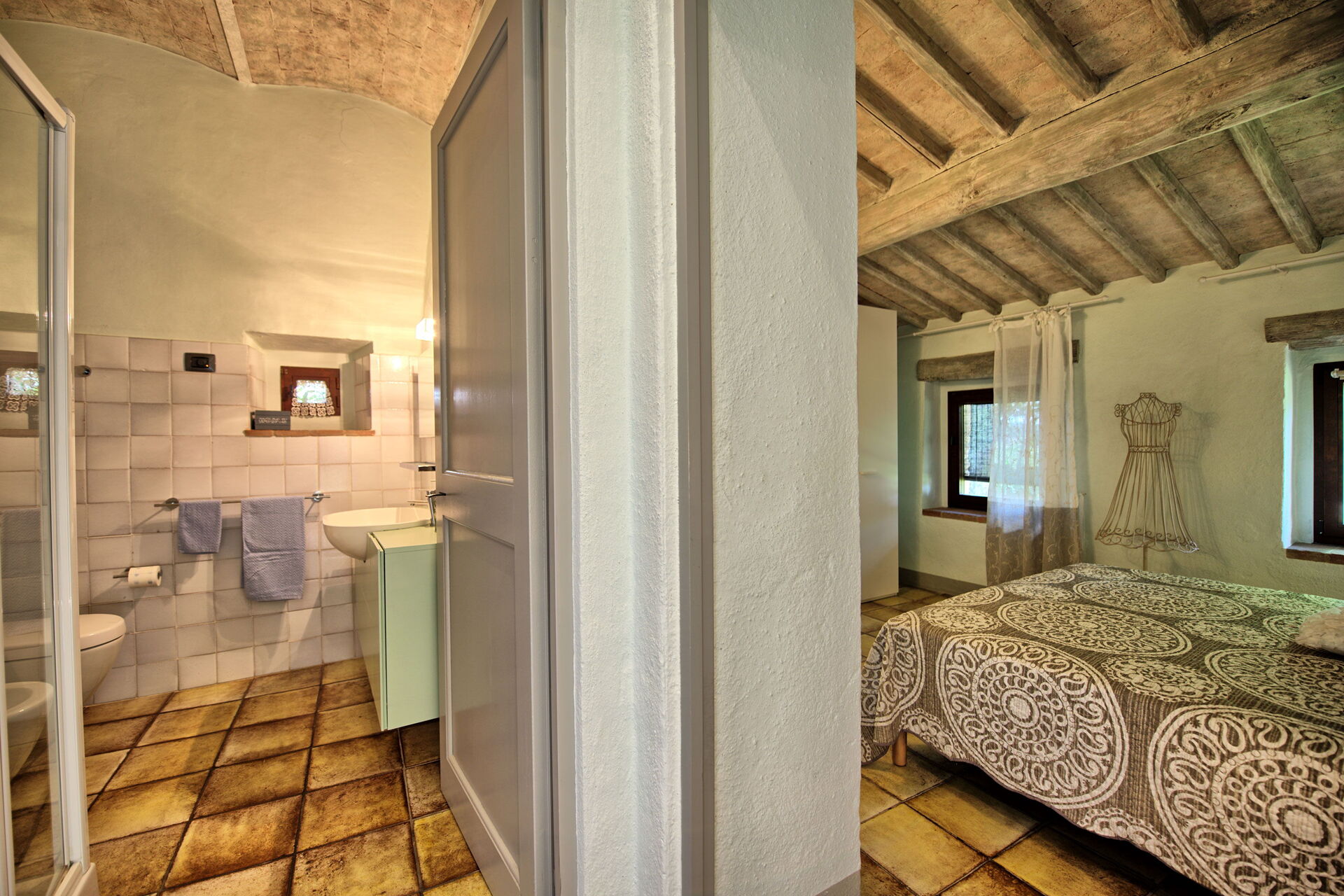 Villa Sonia badkamer in Madonna Di Pietracupa